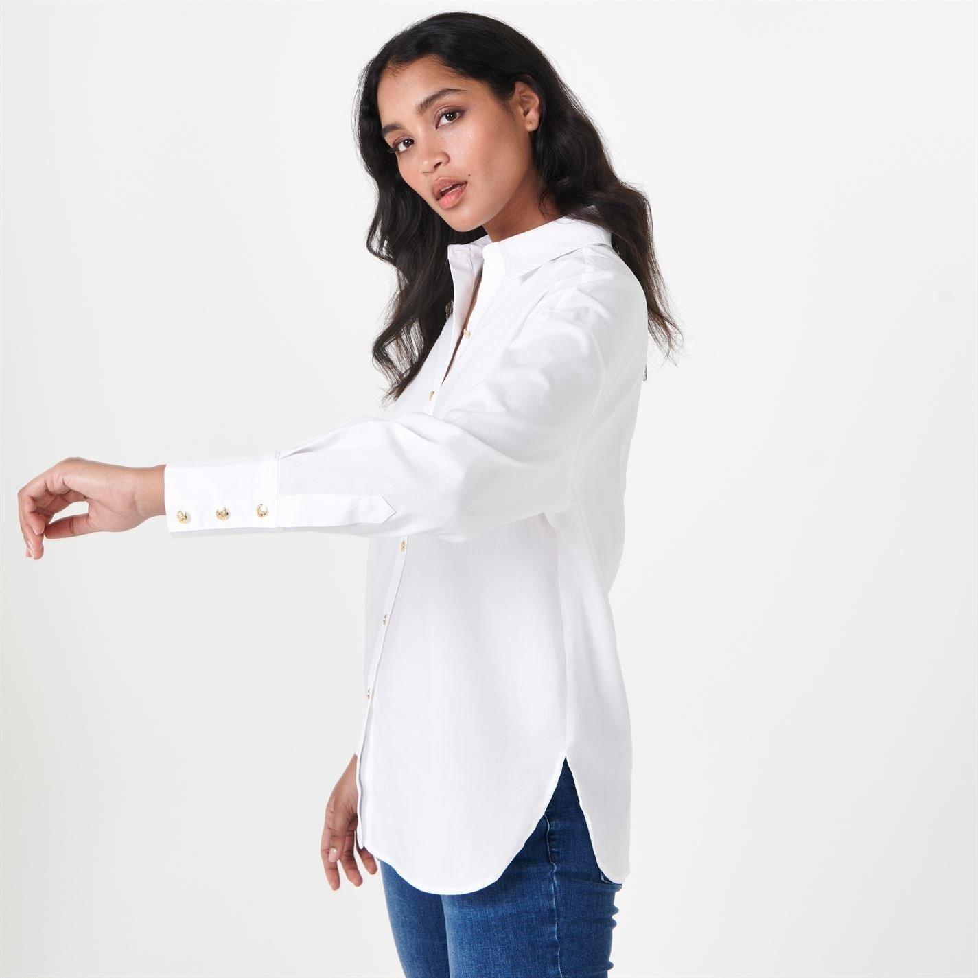White - Biba - Branded Shirt Ladies - 3