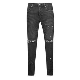 Purple Brand Mid Rise Slim Leg Jeans