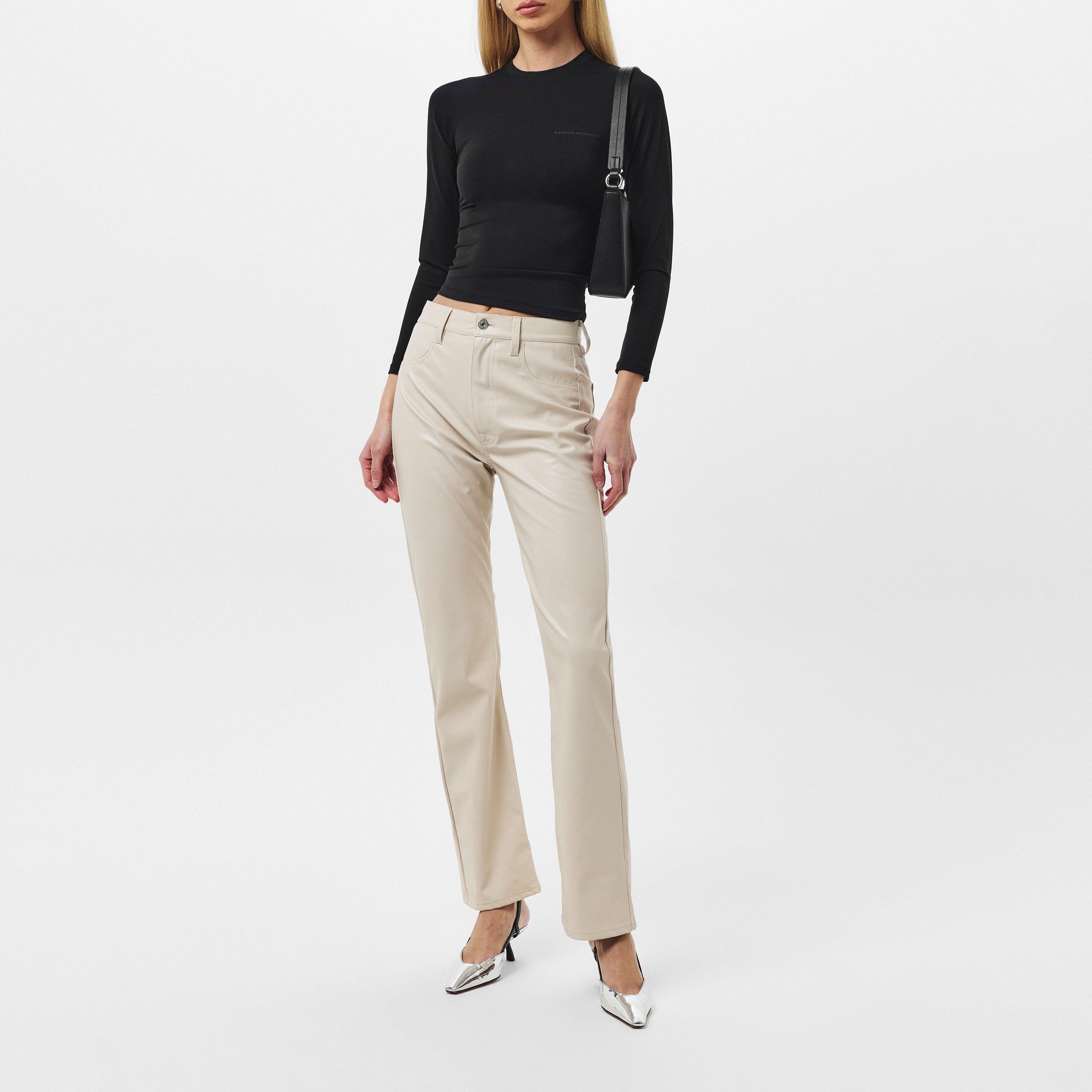 Parchment - 7 For All Mankind - Easy Slim Trousers - 6