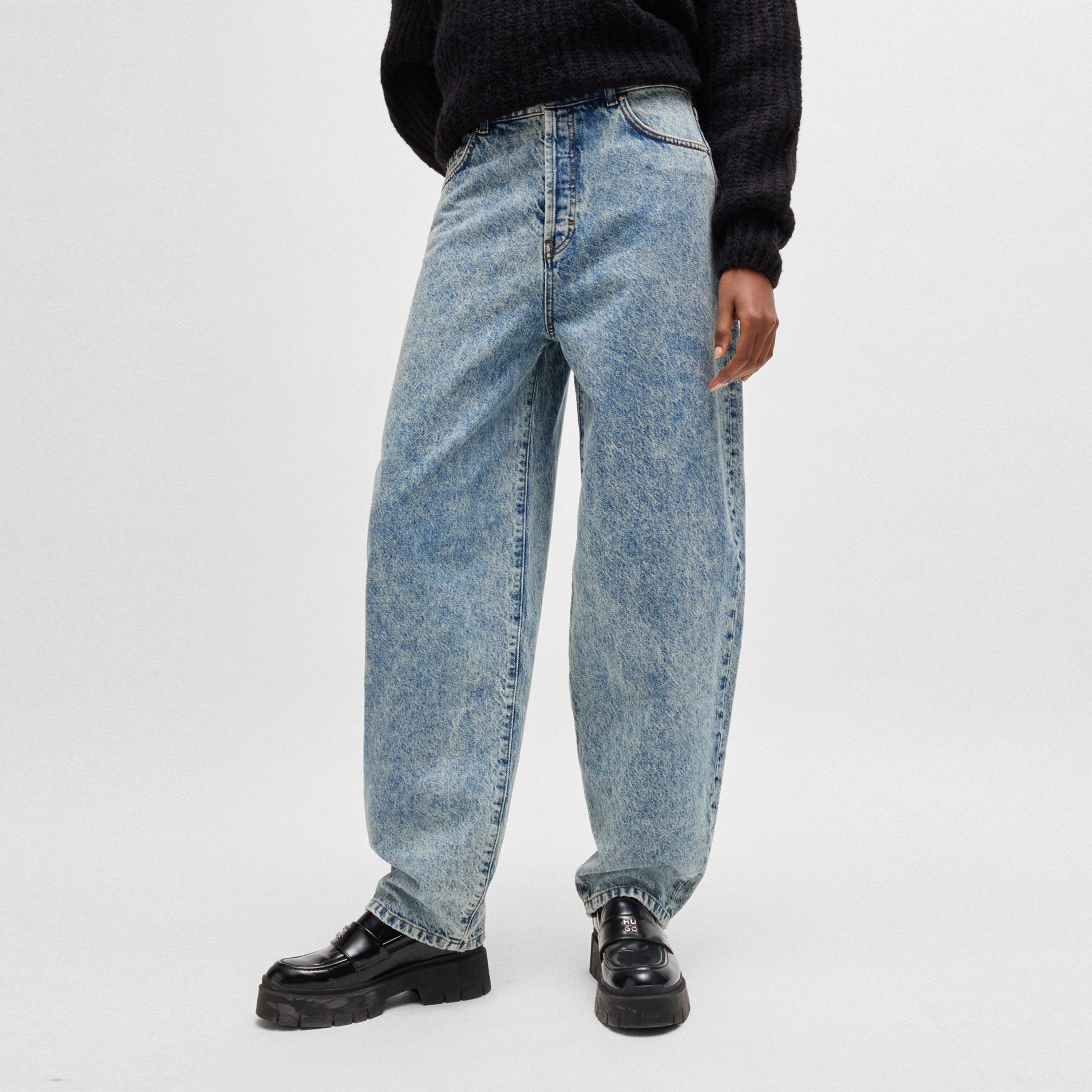 Navy - Hugo - 937 8 10266860 01 Slim Fit Jeans Womens - 3