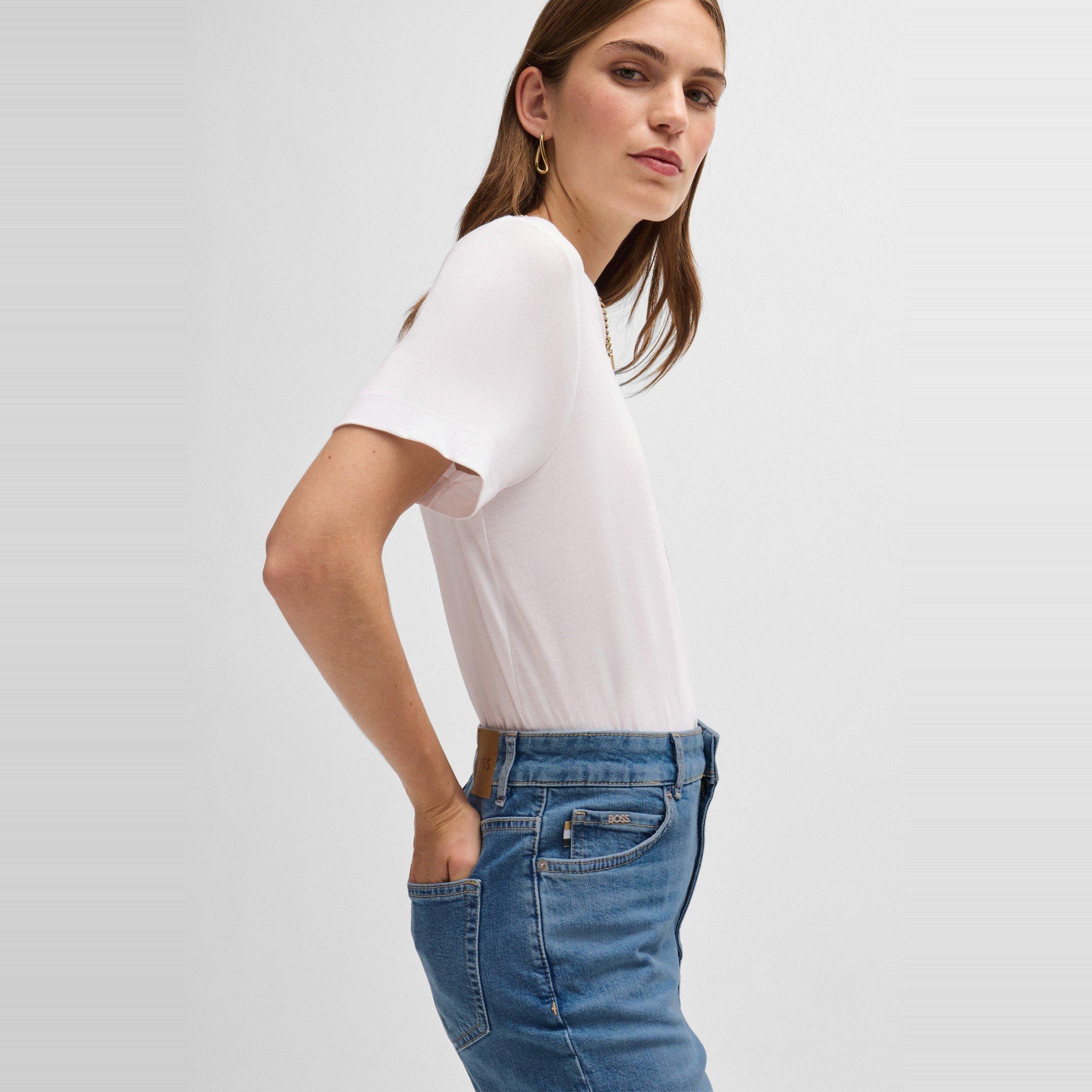 Bright Blue - Boss - Women's Ruth Hr Slim Fit Jeans - 4