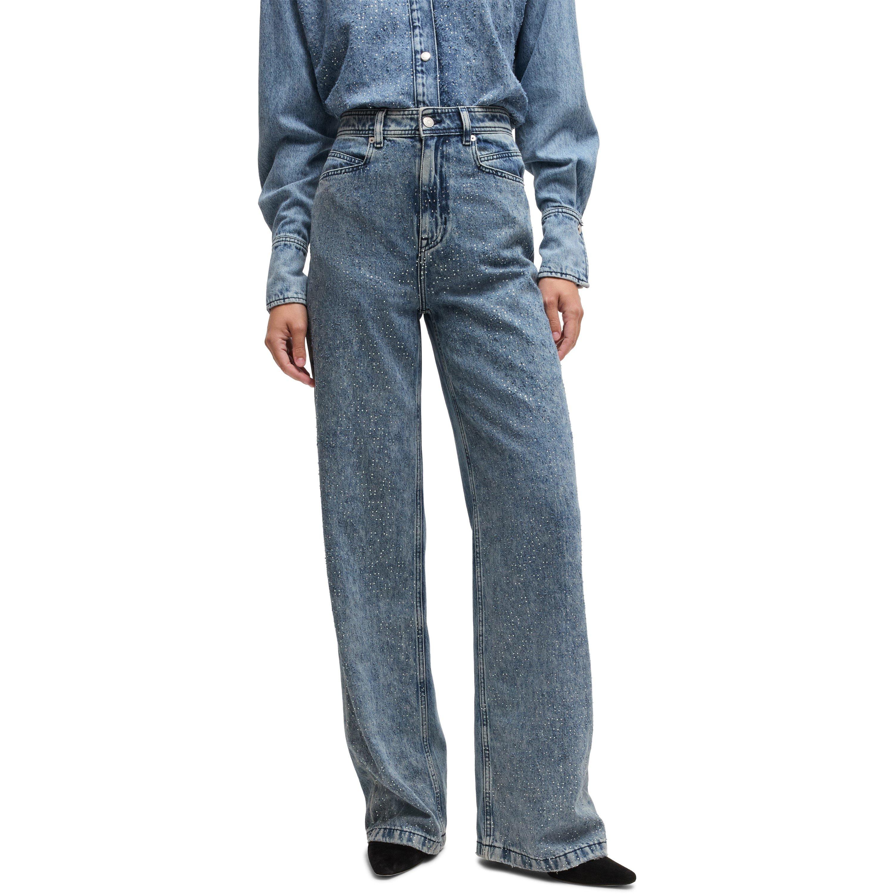 Dark Blue - Boss - Women's C Marlene Hr Slim Fit Jeans - 2