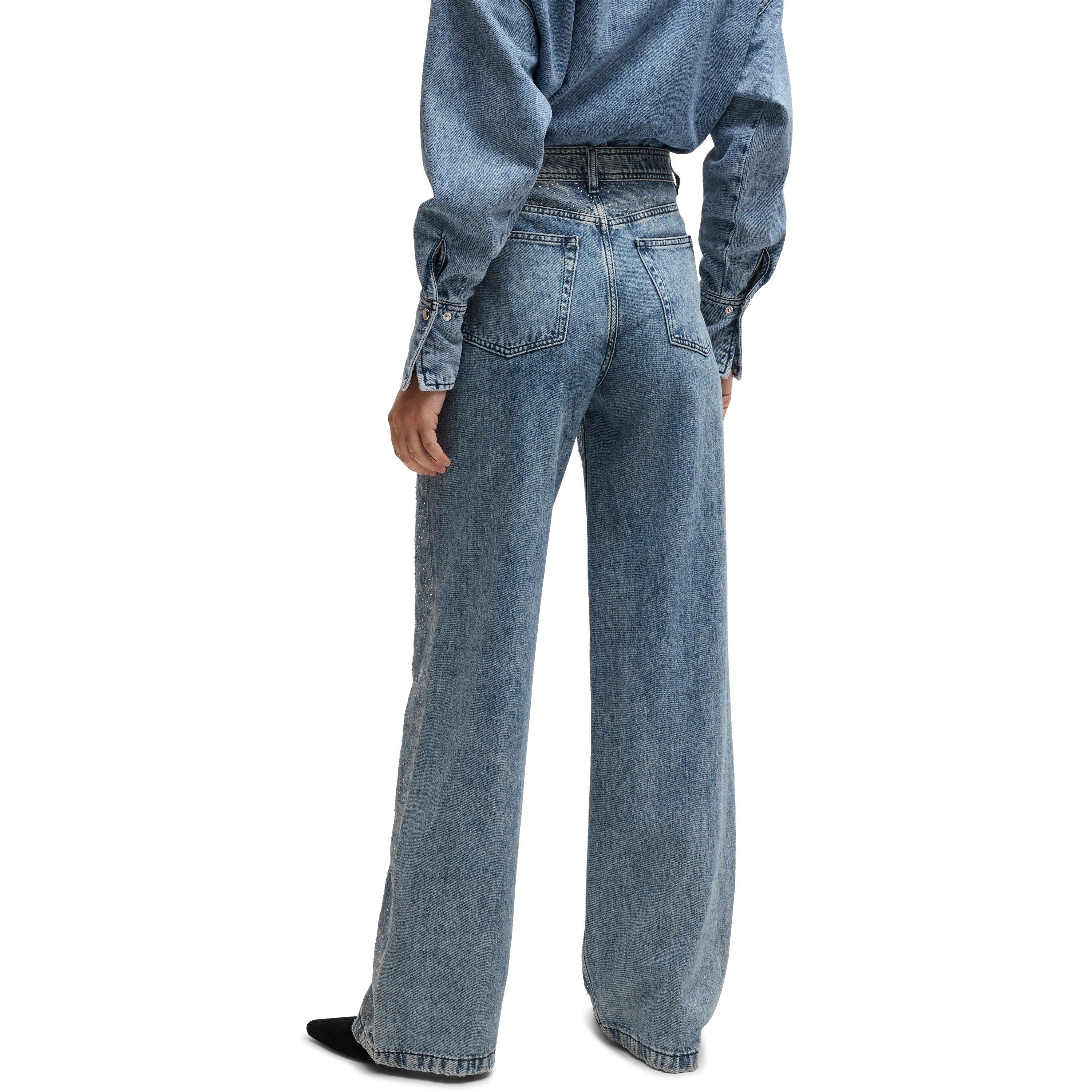 Dark Blue - Boss - Women's C Marlene Hr Slim Fit Jeans - 3