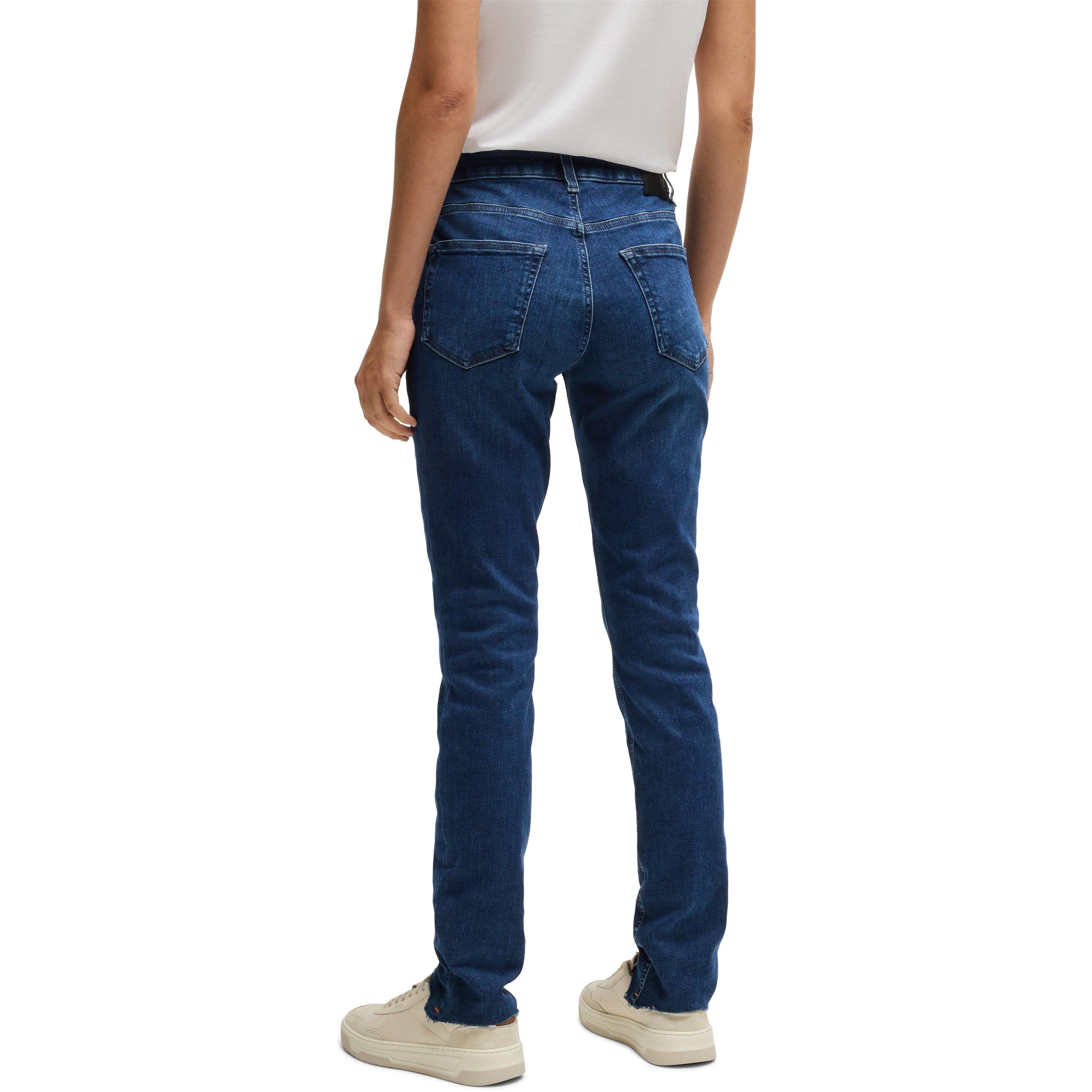 Dark Blue - Boss - Women's Jackie Slim Fit Jeans - 3