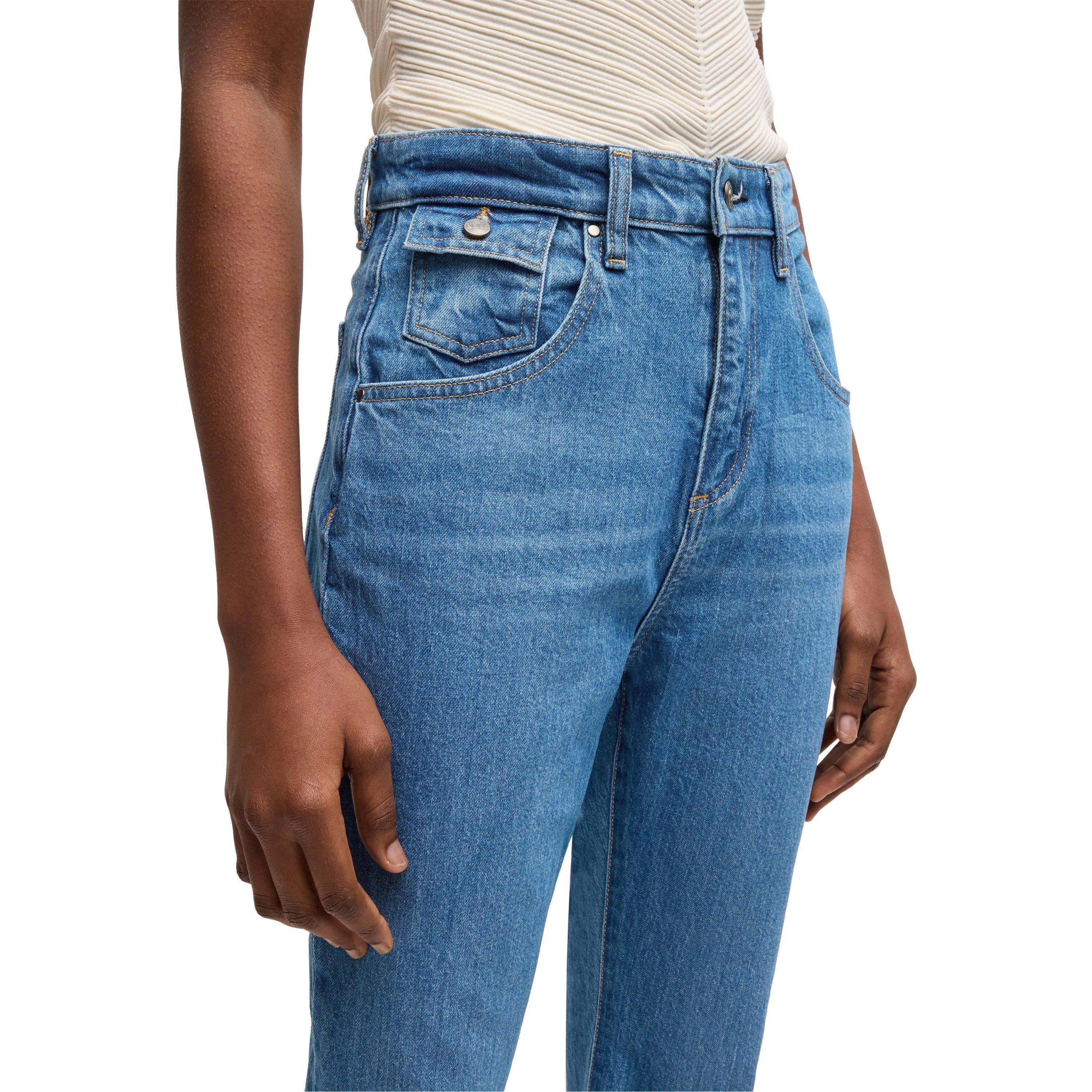 Light/Pstl Blue - Boss - Women's Lyris 1.0 Slim Fit Jeans - 4