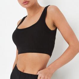 Missguided Basic Scoop Neck Jersey Bralet