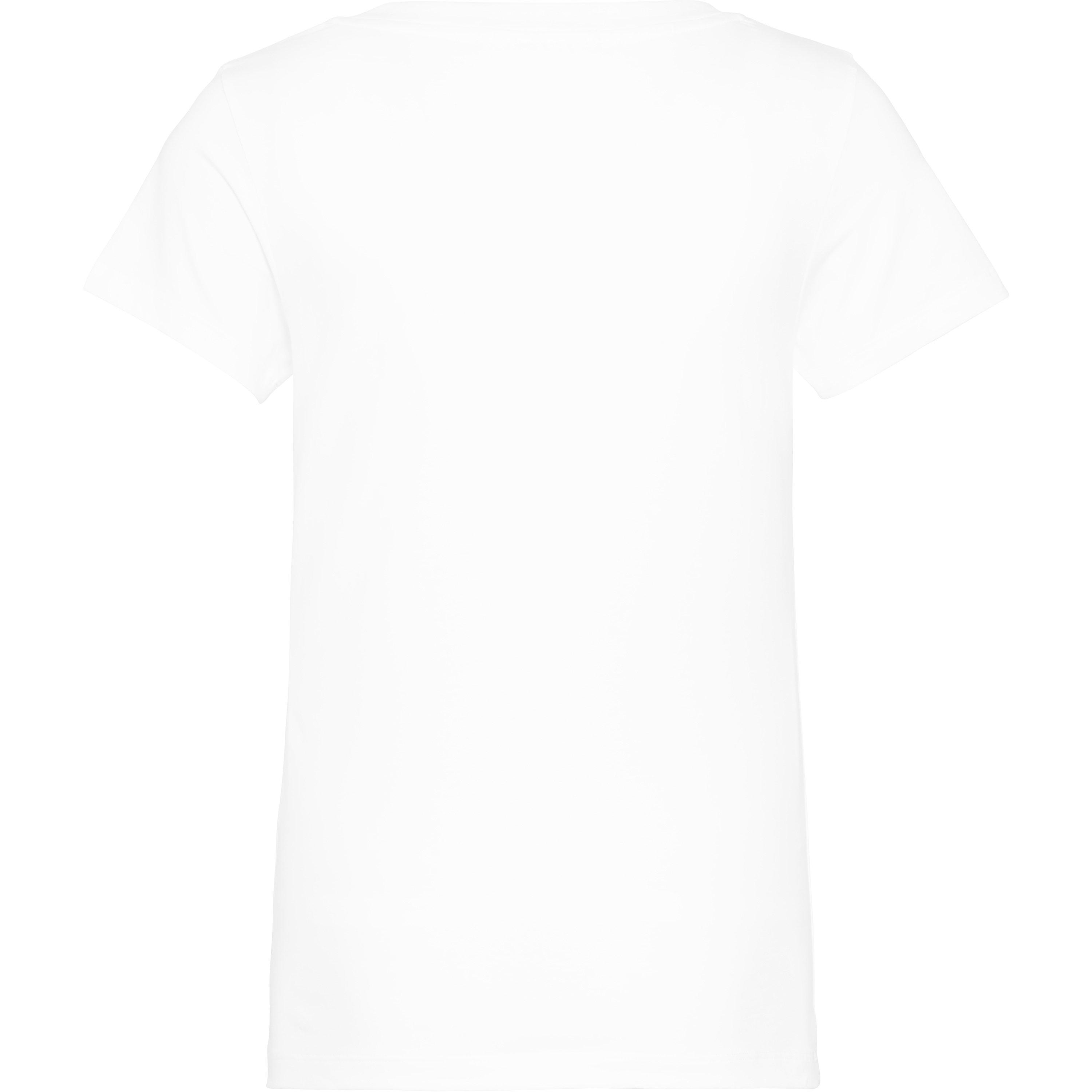 BRIGHT WHT YAF - Calvin Klein Jeans - Embroidery Stretch V-neck T-shirt - 5