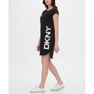 Noir - DKNY Sport - Logo Mini Dress - 5