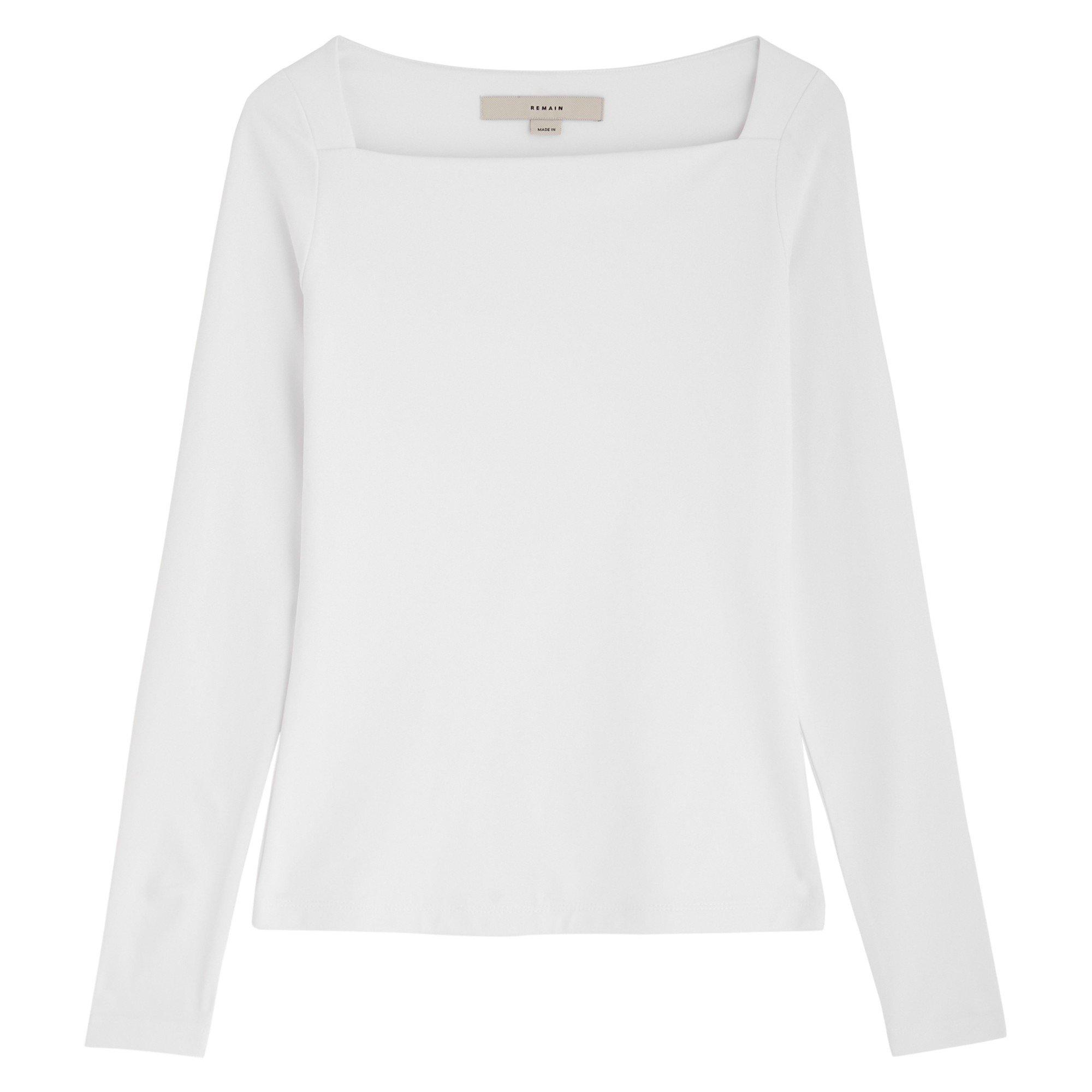 WHITE - Remain - T Long Sleeve Jersey Top