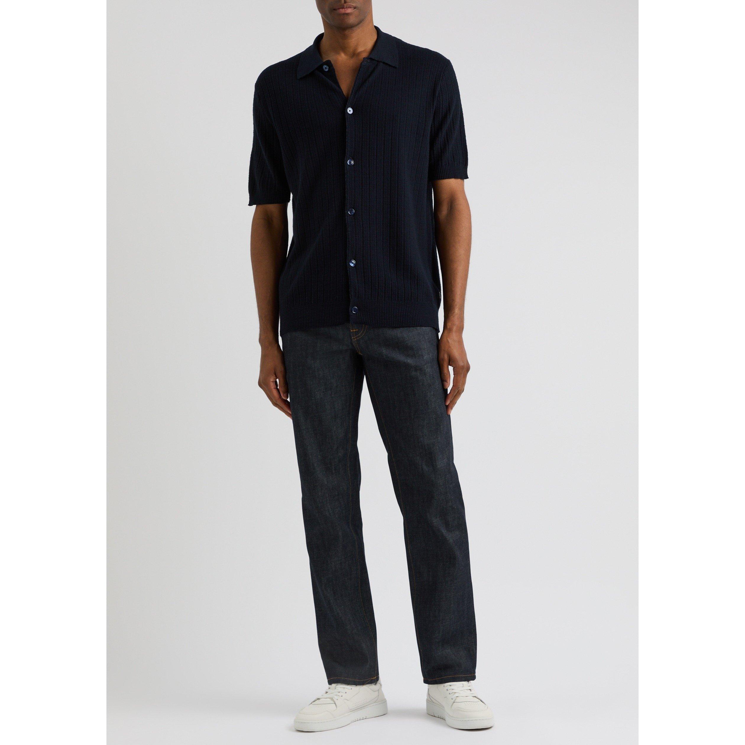 INDIGO - Nudie Jeans - Men's Gritty Jackson Cotton Straight Leg Jeans - 5