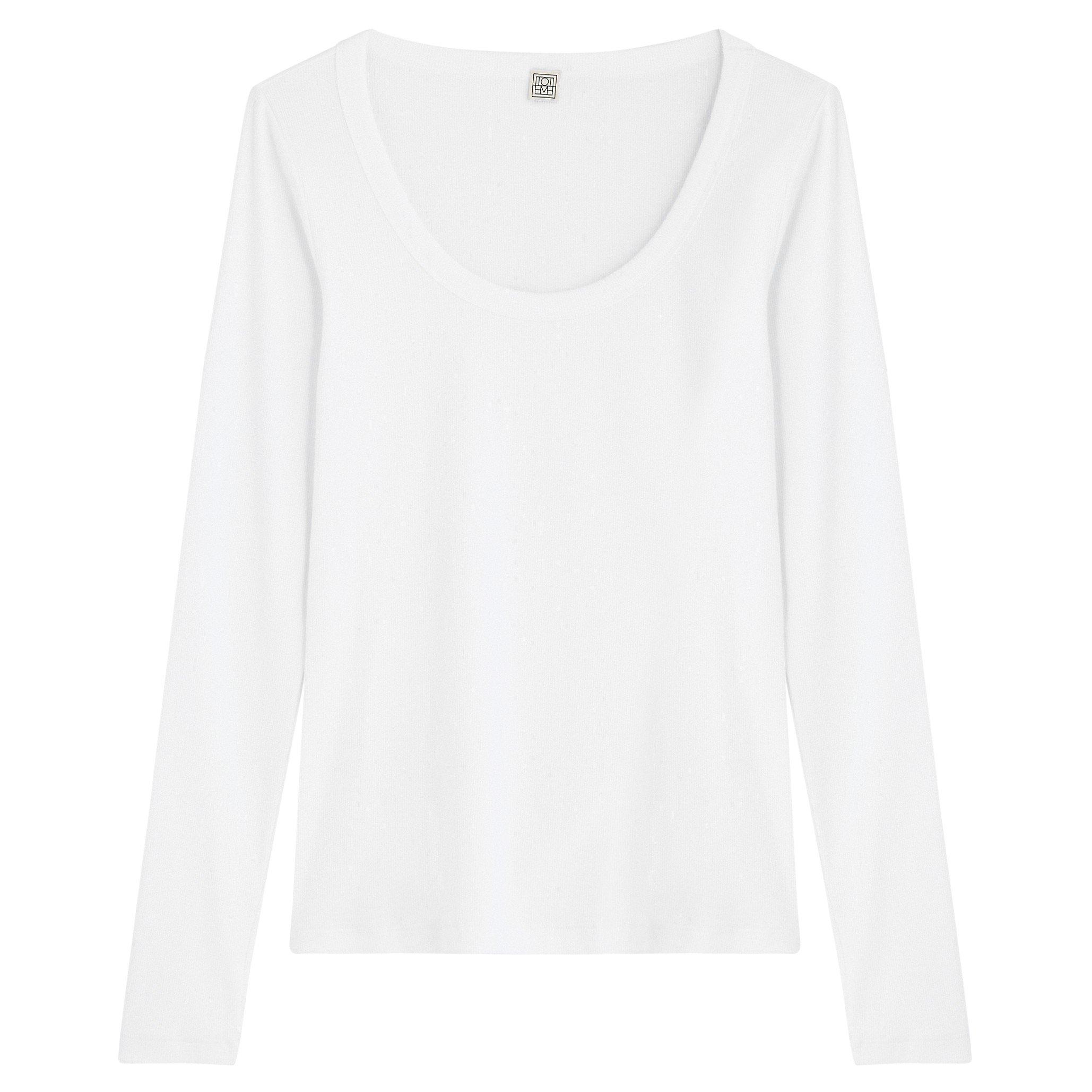 WHITE - Toteme - CLASSIC RIB TOP