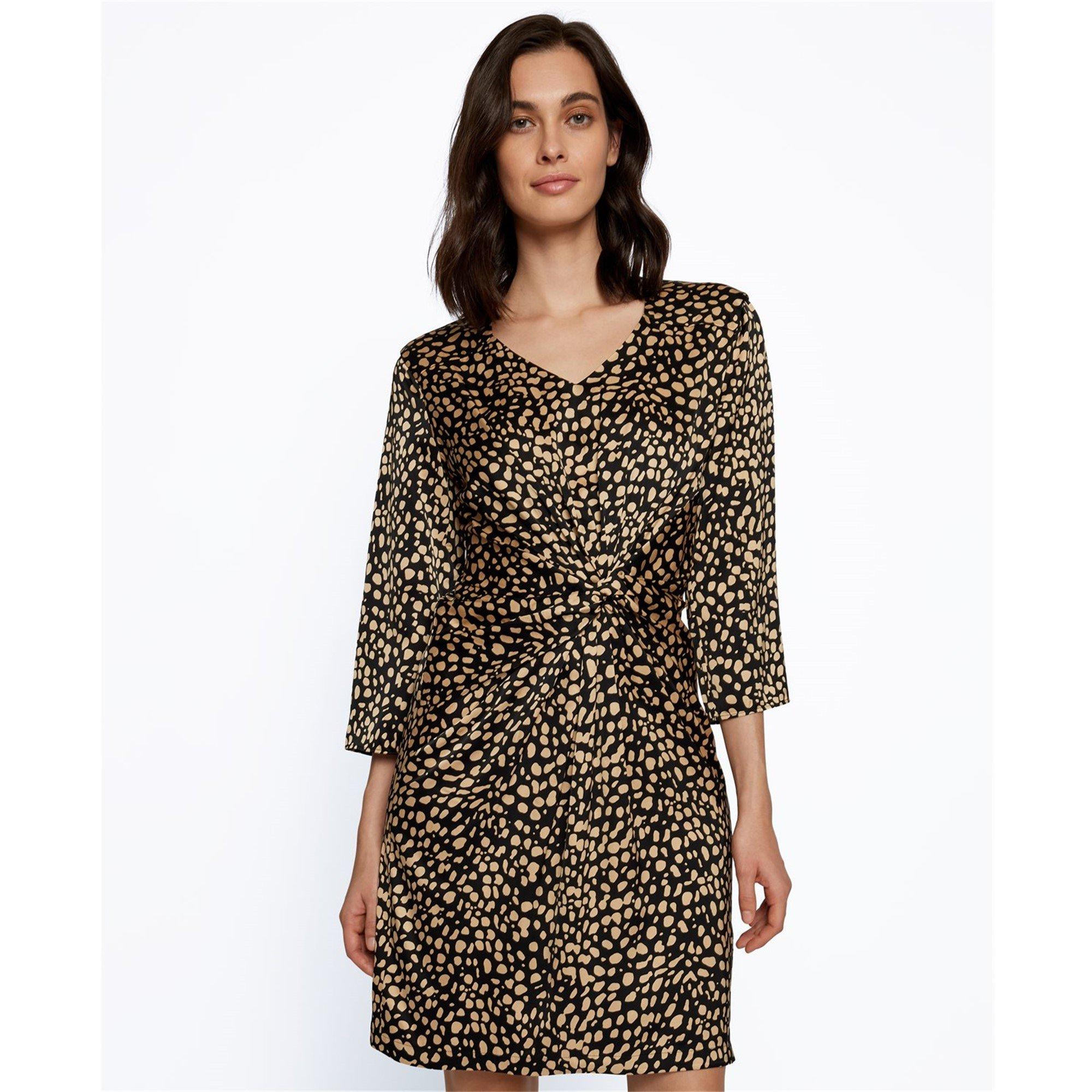 Open Misc - Boss - Women's Denot Long-sleeve All Over Print Dress - 2
