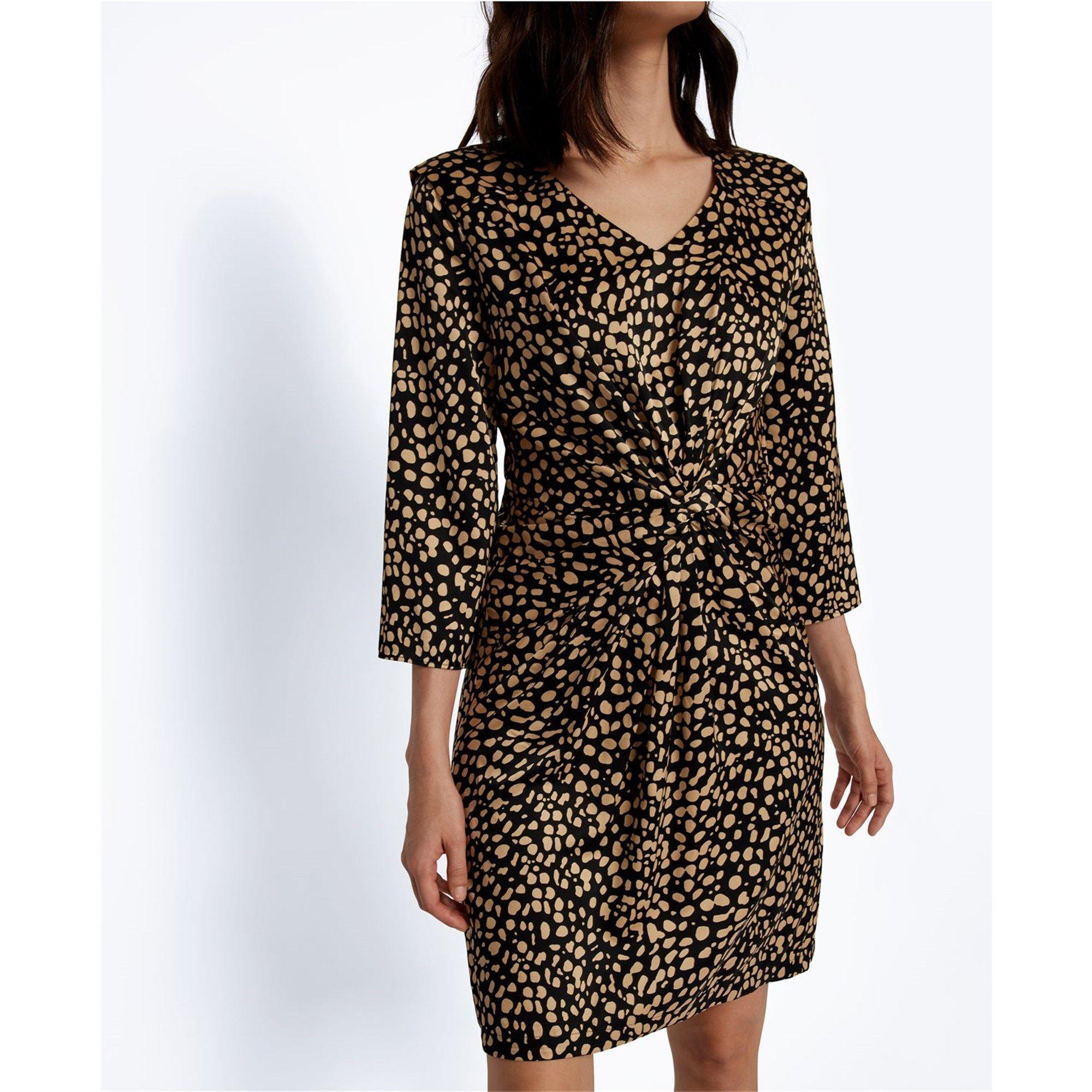 Open Misc - Boss - Women's Denot Long-sleeve All Over Print Dress - 5