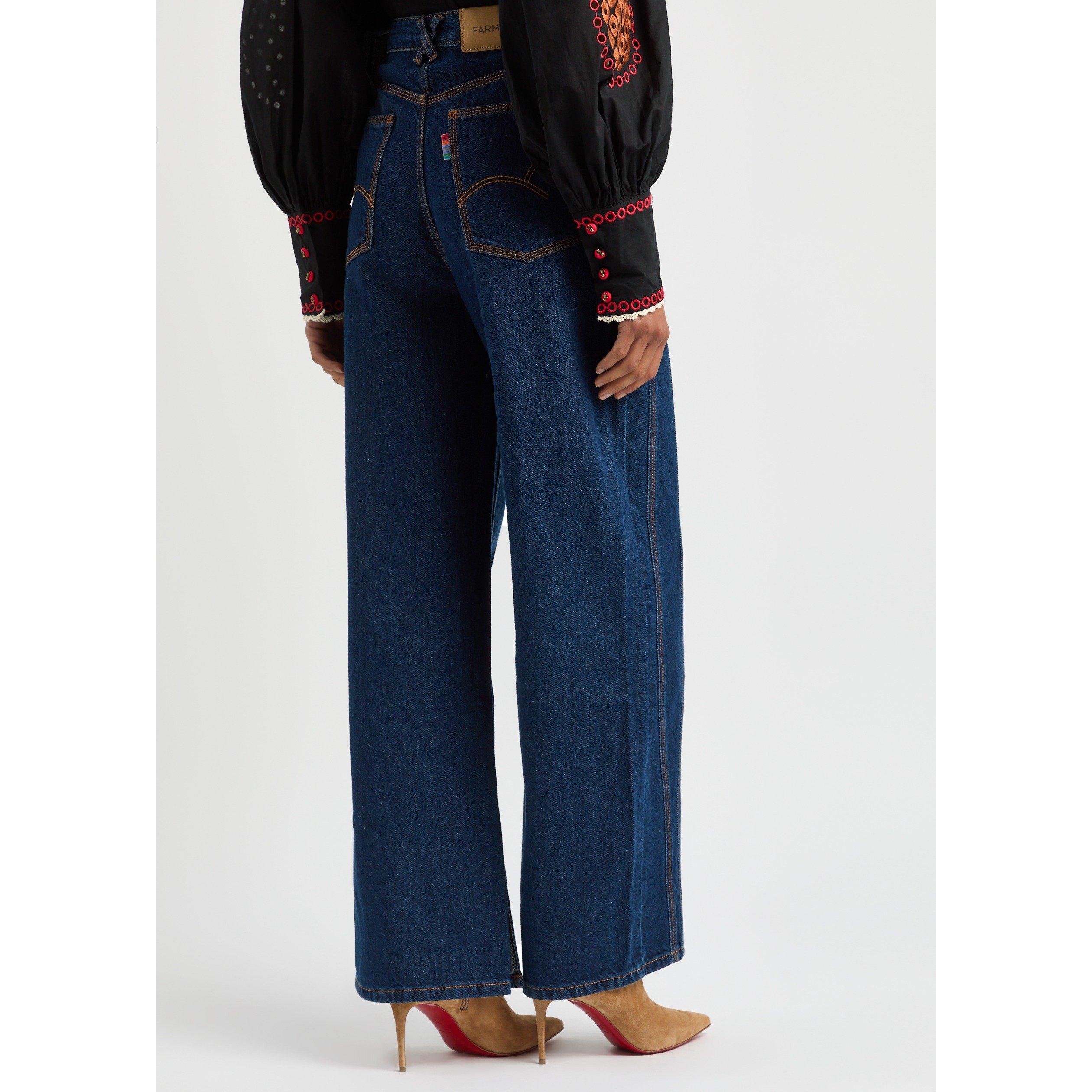 DENIM - FARM Rio - TR DARK DENIM HIGH WAIST SNIPS - 3