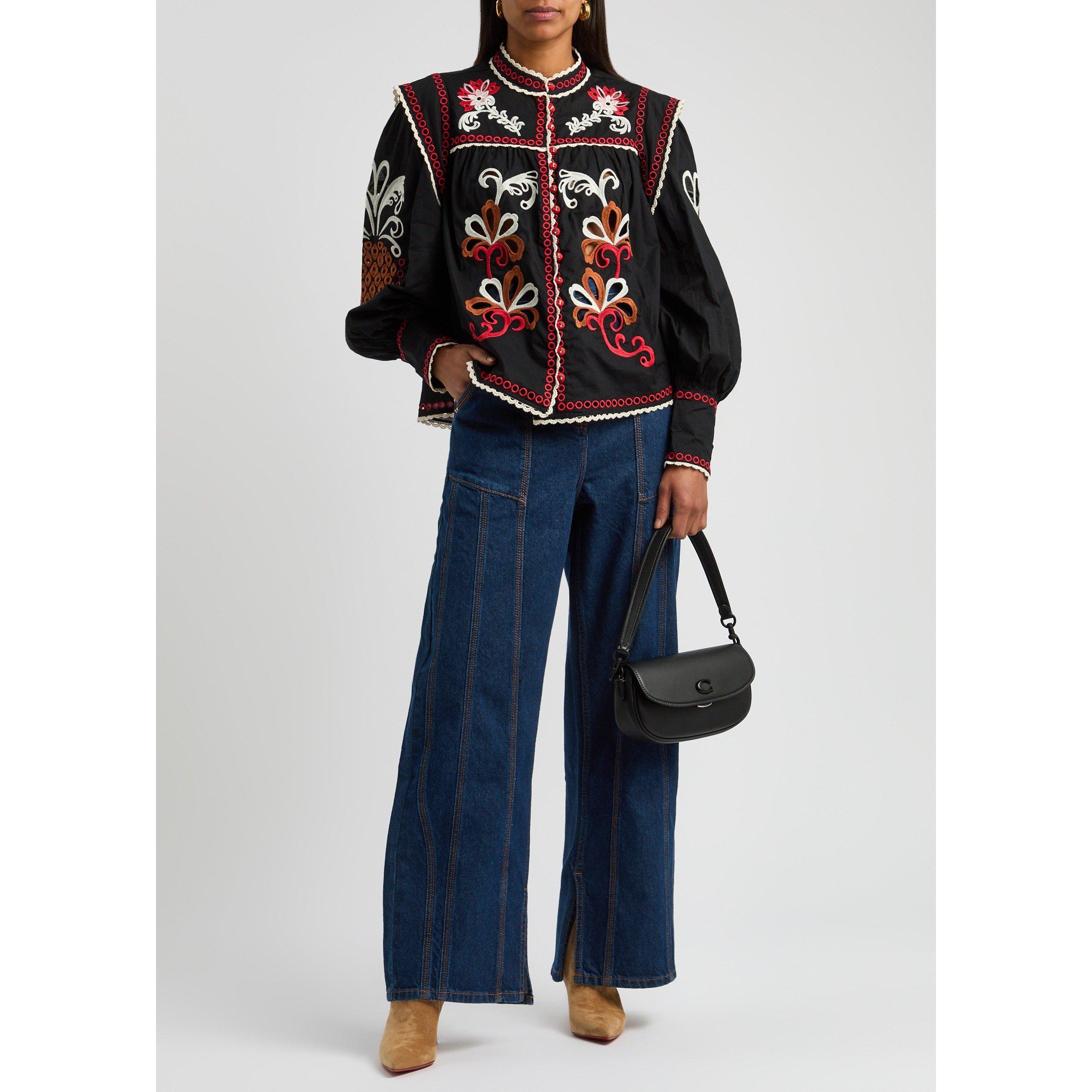 DENIM - FARM Rio - TR DARK DENIM HIGH WAIST SNIPS - 5