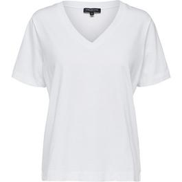 Selected Femme Standard V Neck T Shirt
