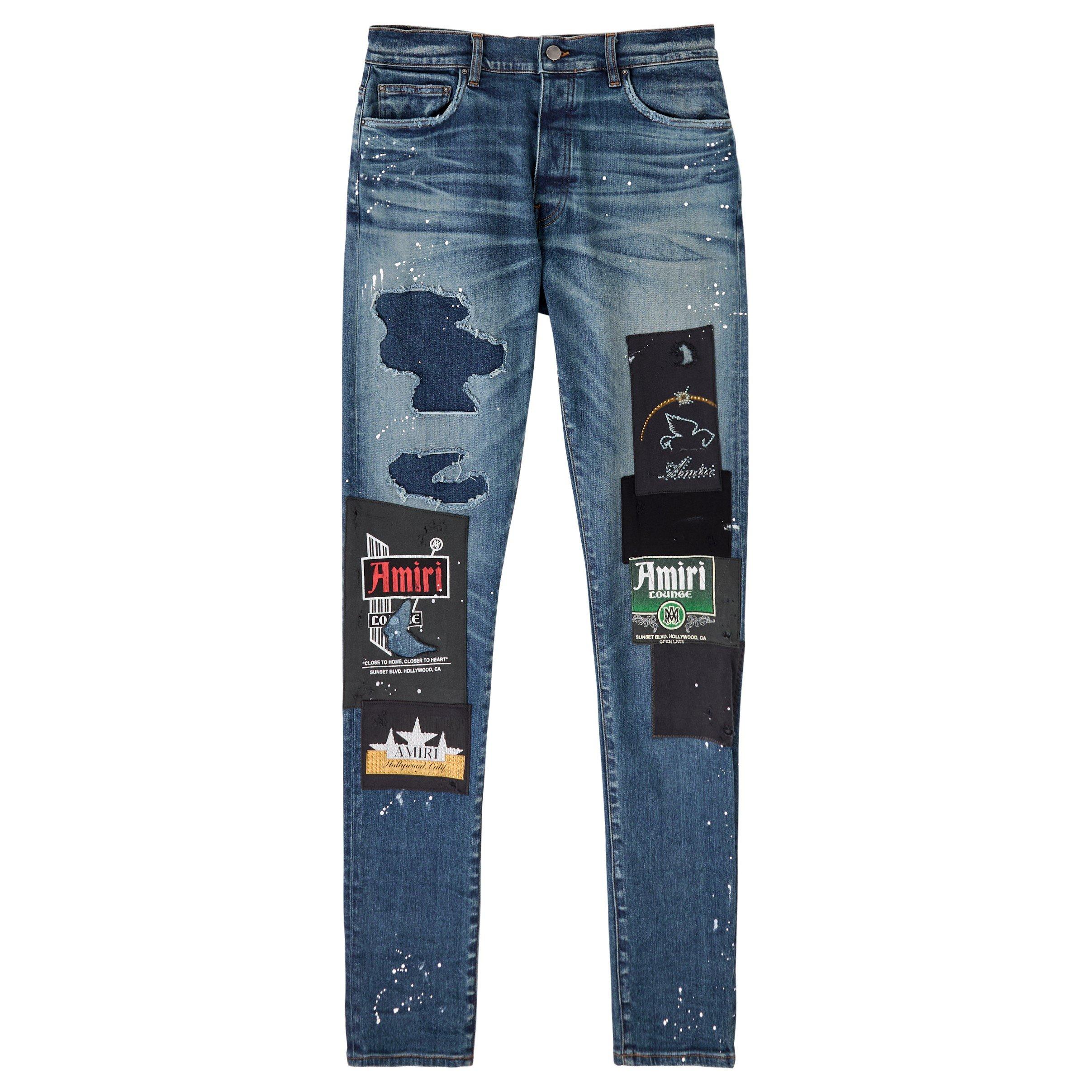 INDIGO - Amiri - AMR LOUNGE SKINNY JEAN