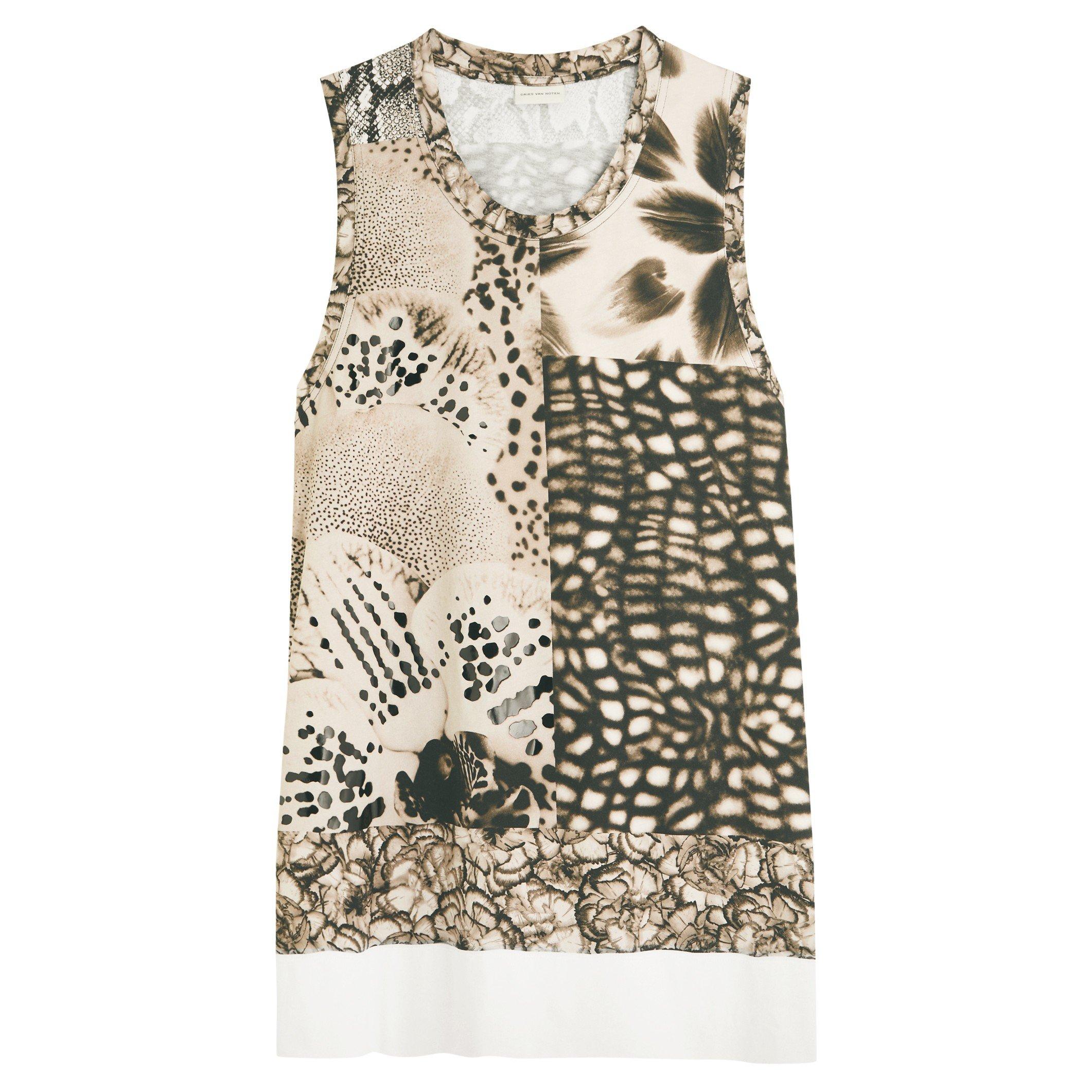 WHITE AND OTHER - Dries Van Noten - HENETTA PR 1600 TOP