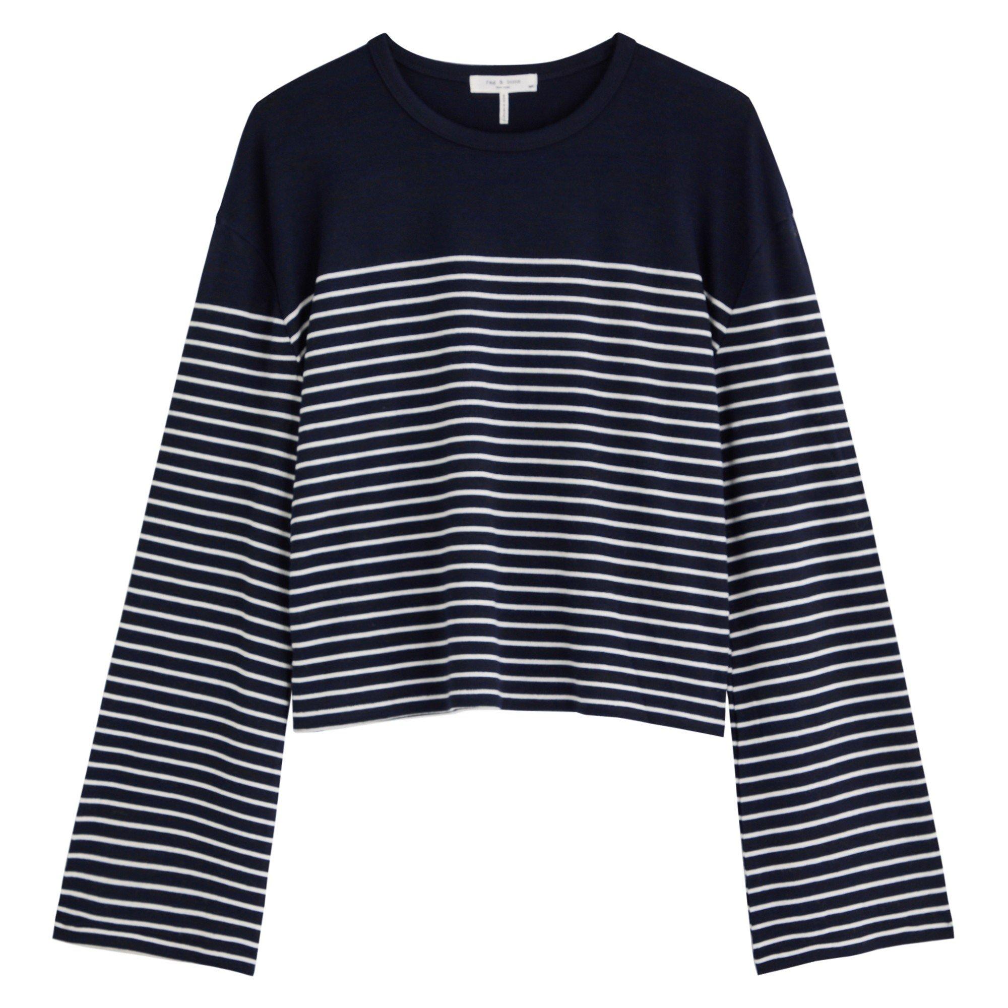 STRIPE - Rag and Bone - the knit stripe boxy ls