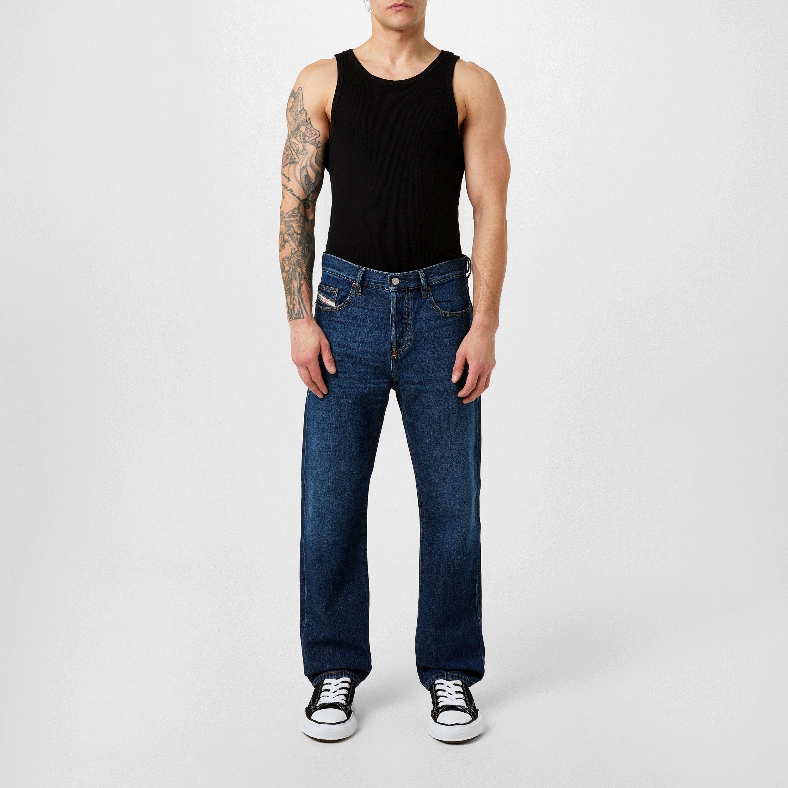 Azul medio 01 - Diesel - D Viker Straight Jeans - 4