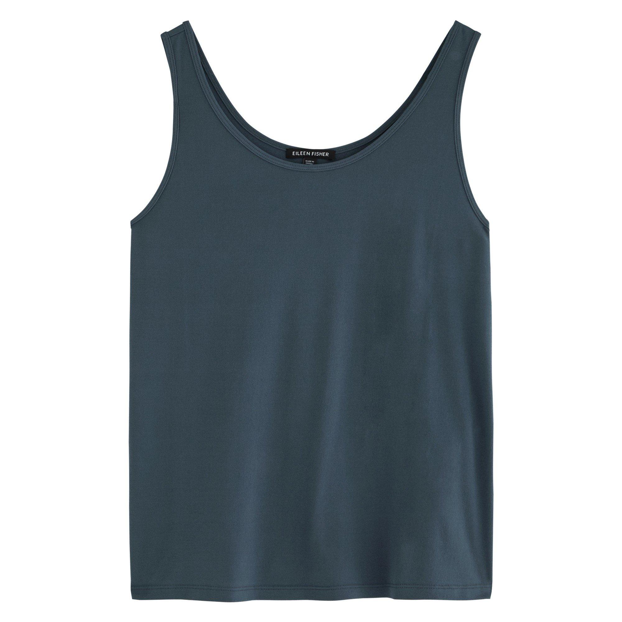 BLUE - Eileen Fisher - T SL SCOOP TANK