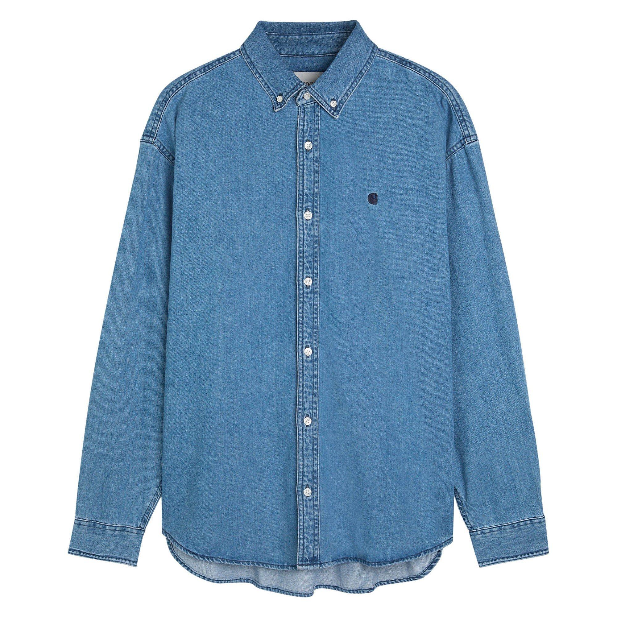 BLUE - Carhartt - Car L/S Lucas Shirt