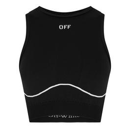 Off White Seamless Crop Vest