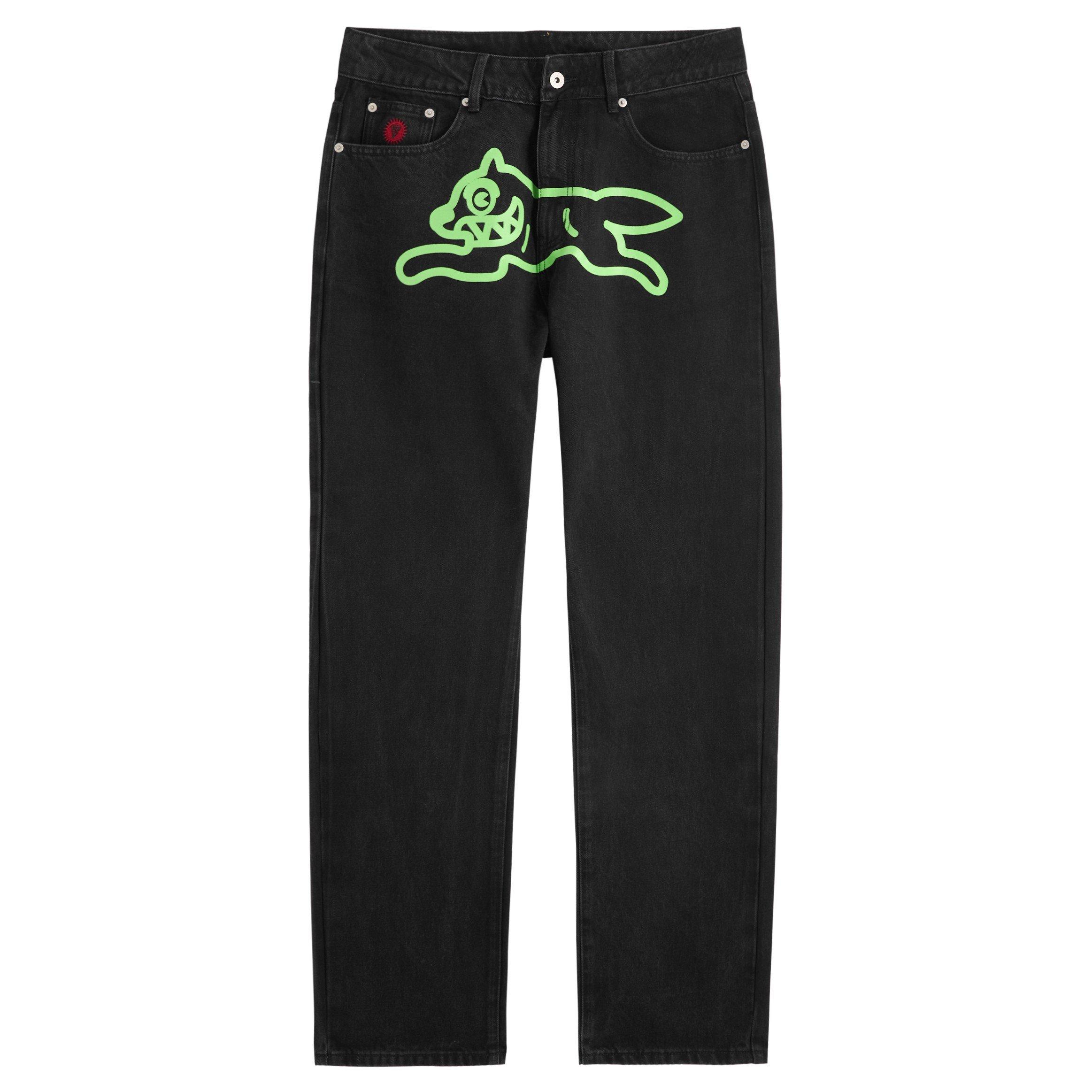 BLACK - Unknown - RUNNING DOG DENIM PANT
