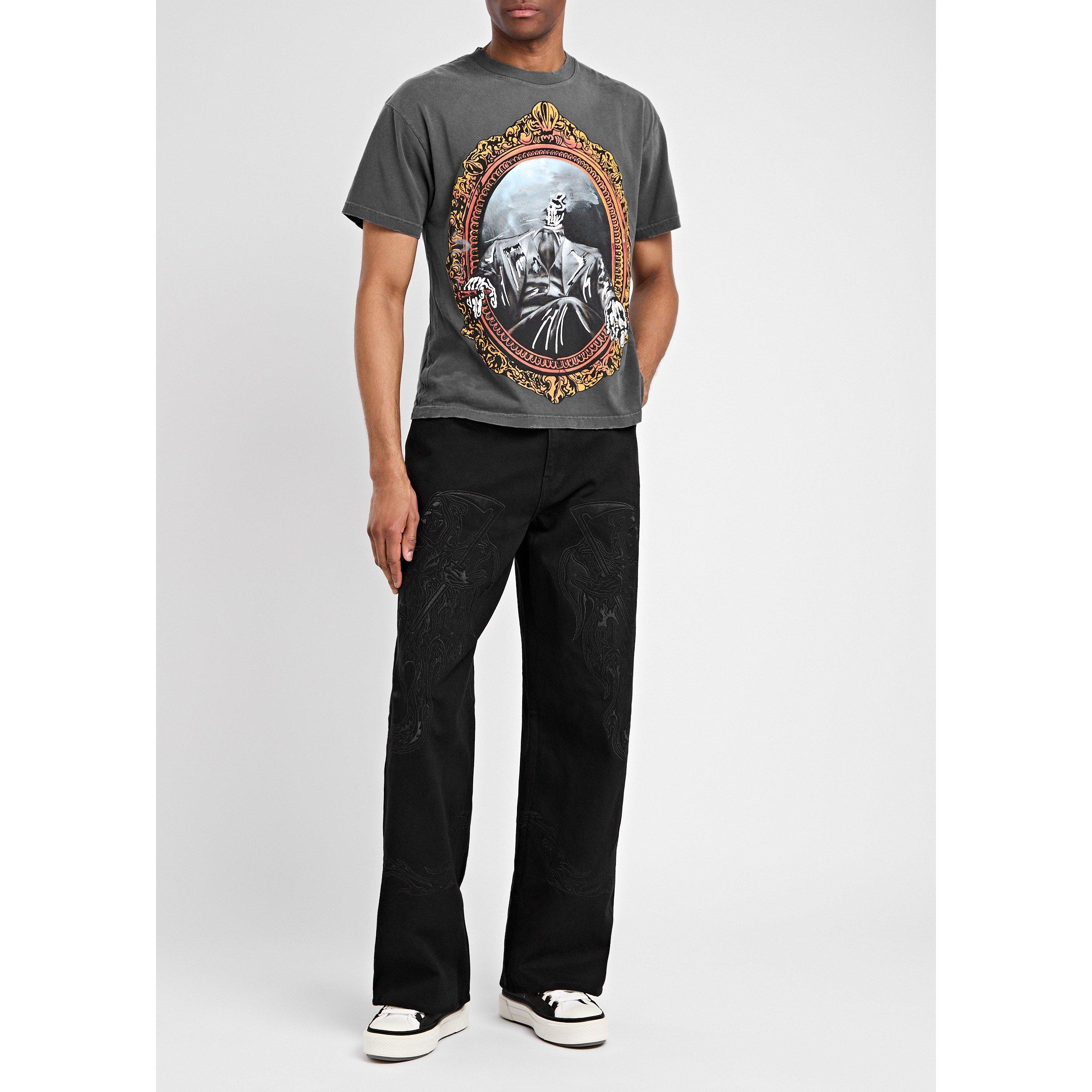 BLACK - Warren Lotas - 5 Pocket Jean with Wrap Around - 5
