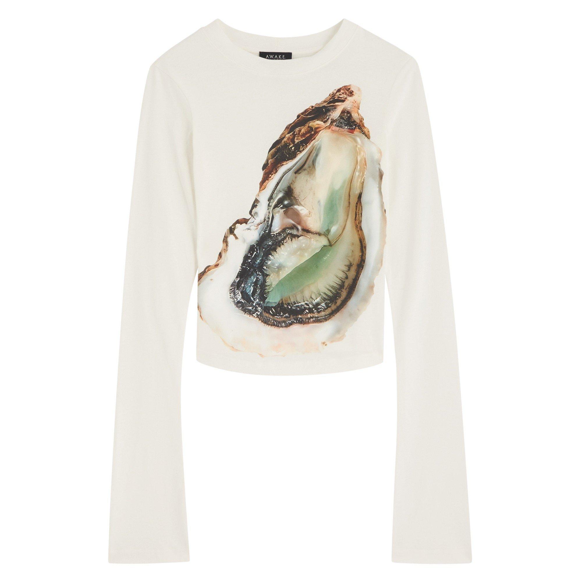 OFF WHITE - Unknown - TO OYSTER GRAPHIC LONG SLEEVE
