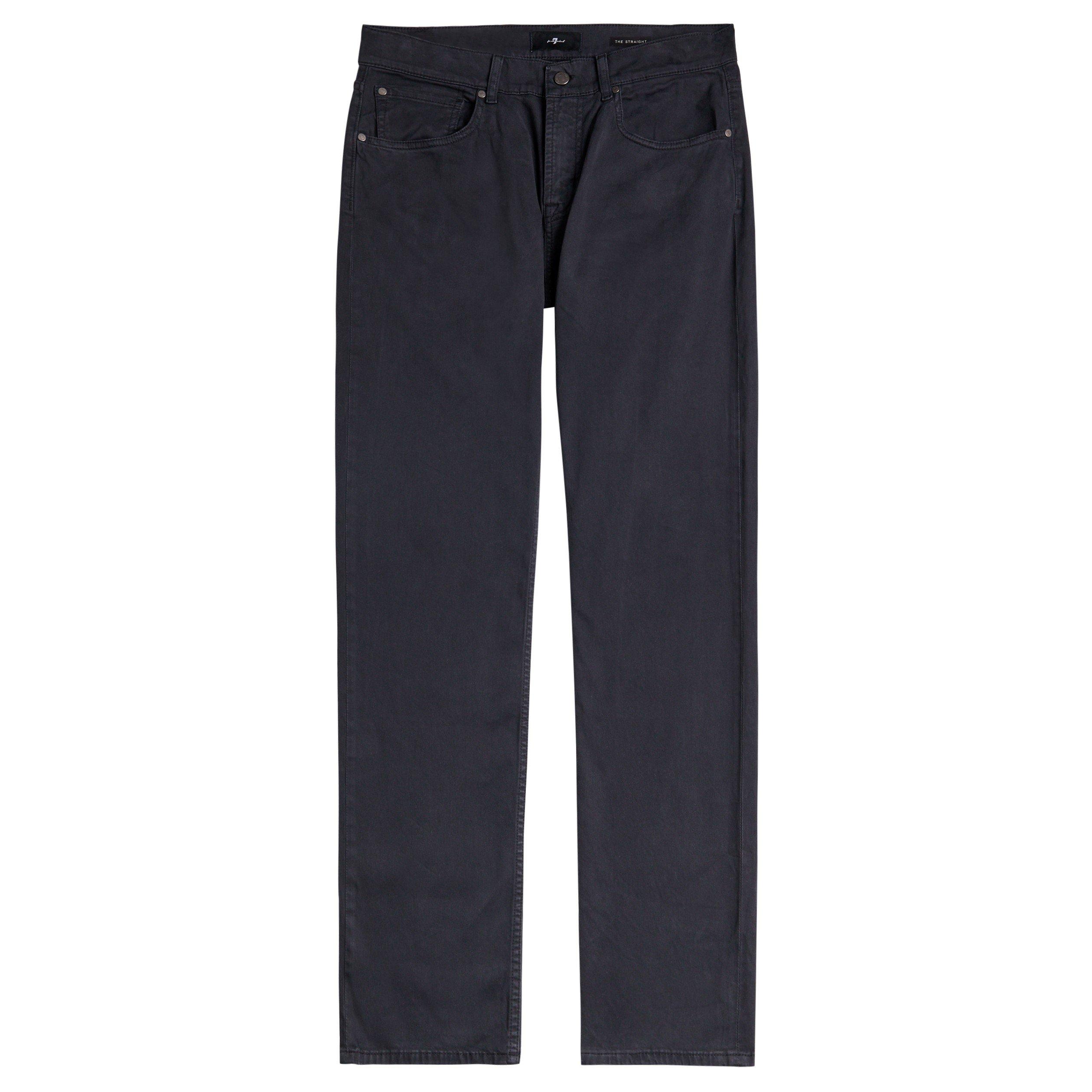 NAVY - 7 For All Mankind - Men's Straight-Leg Jeans