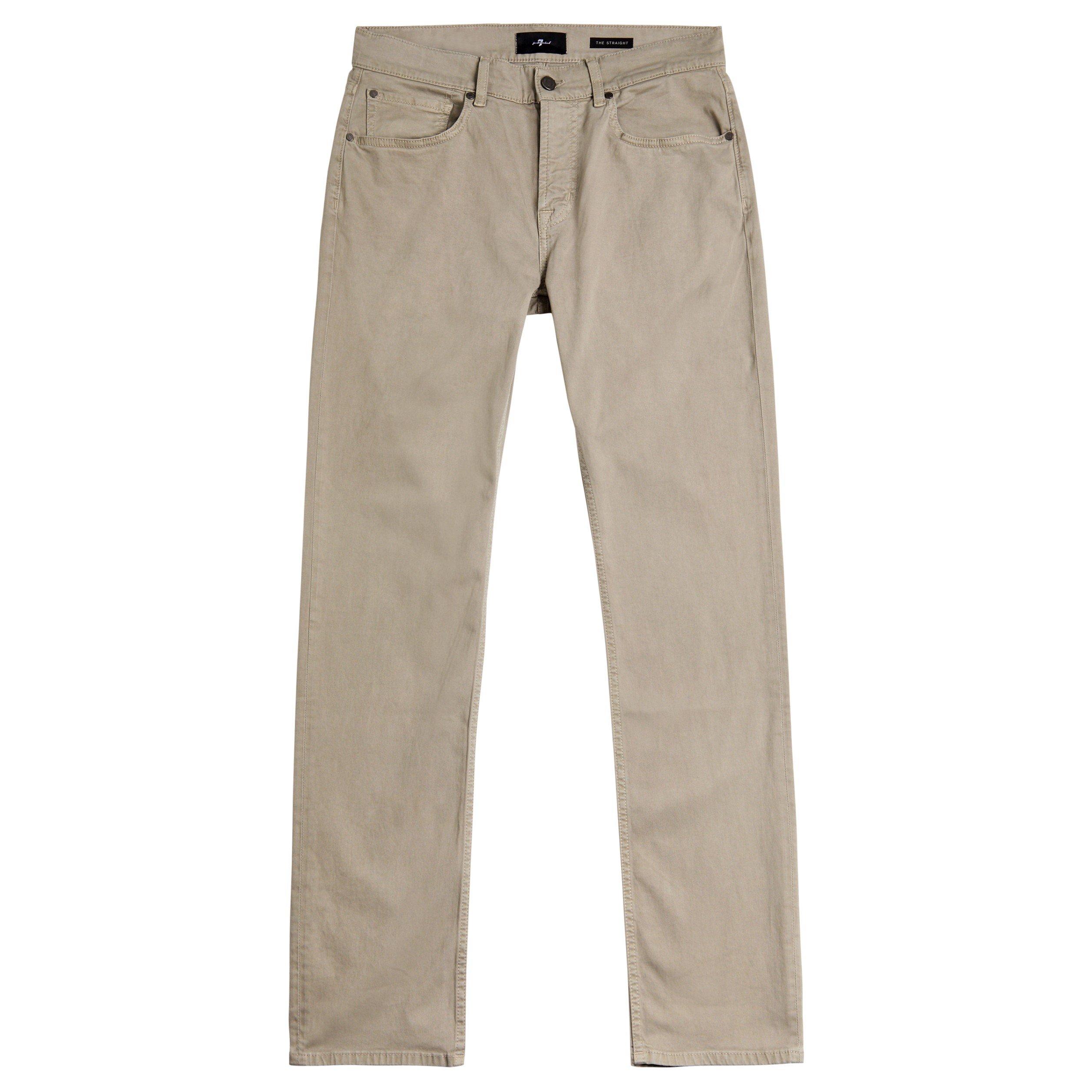 BEIGE - 7 For All Mankind - Men's Straight-Leg Jeans