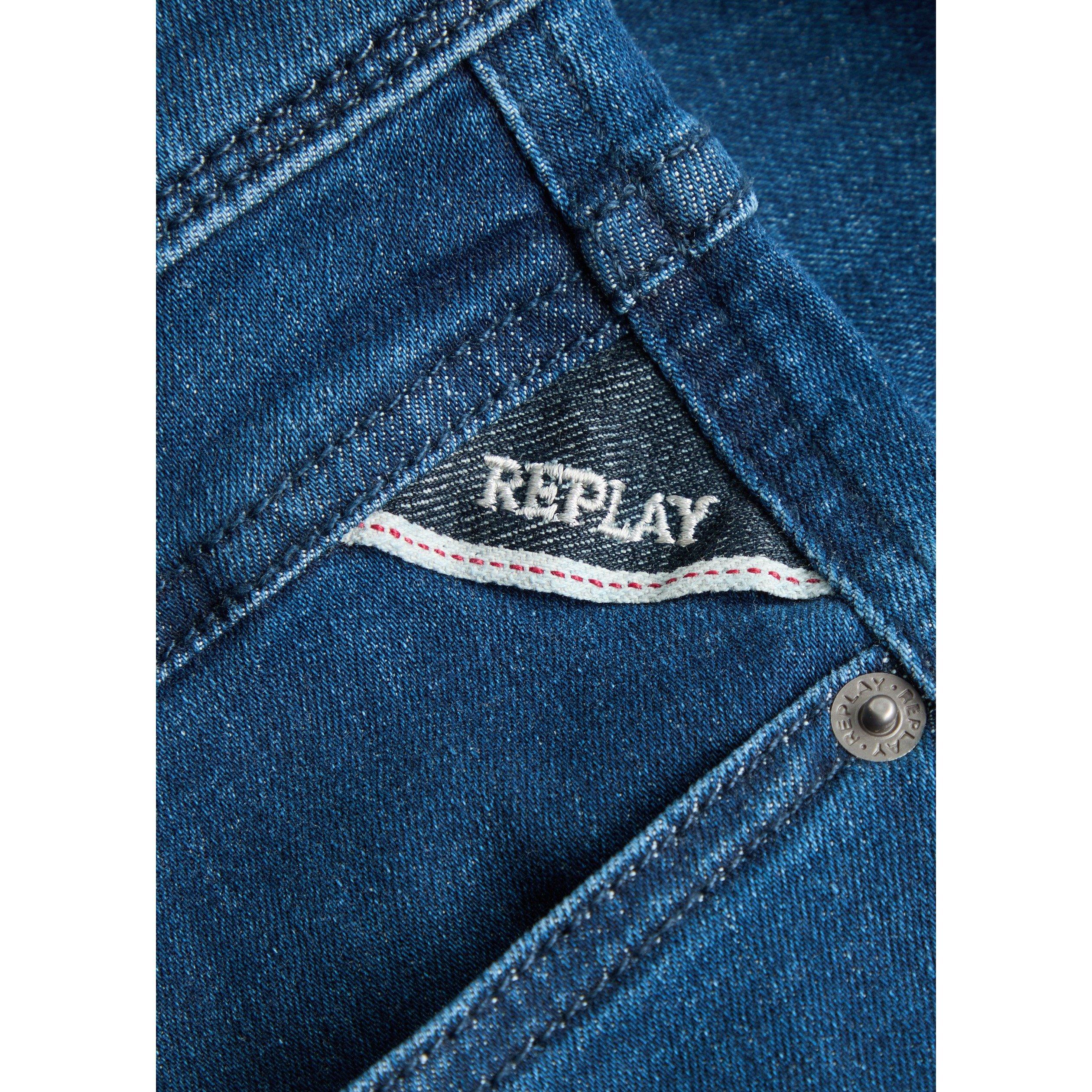 DARK BLUE - Replay - REPLAY JNS SLIM ANBASS09 - 4