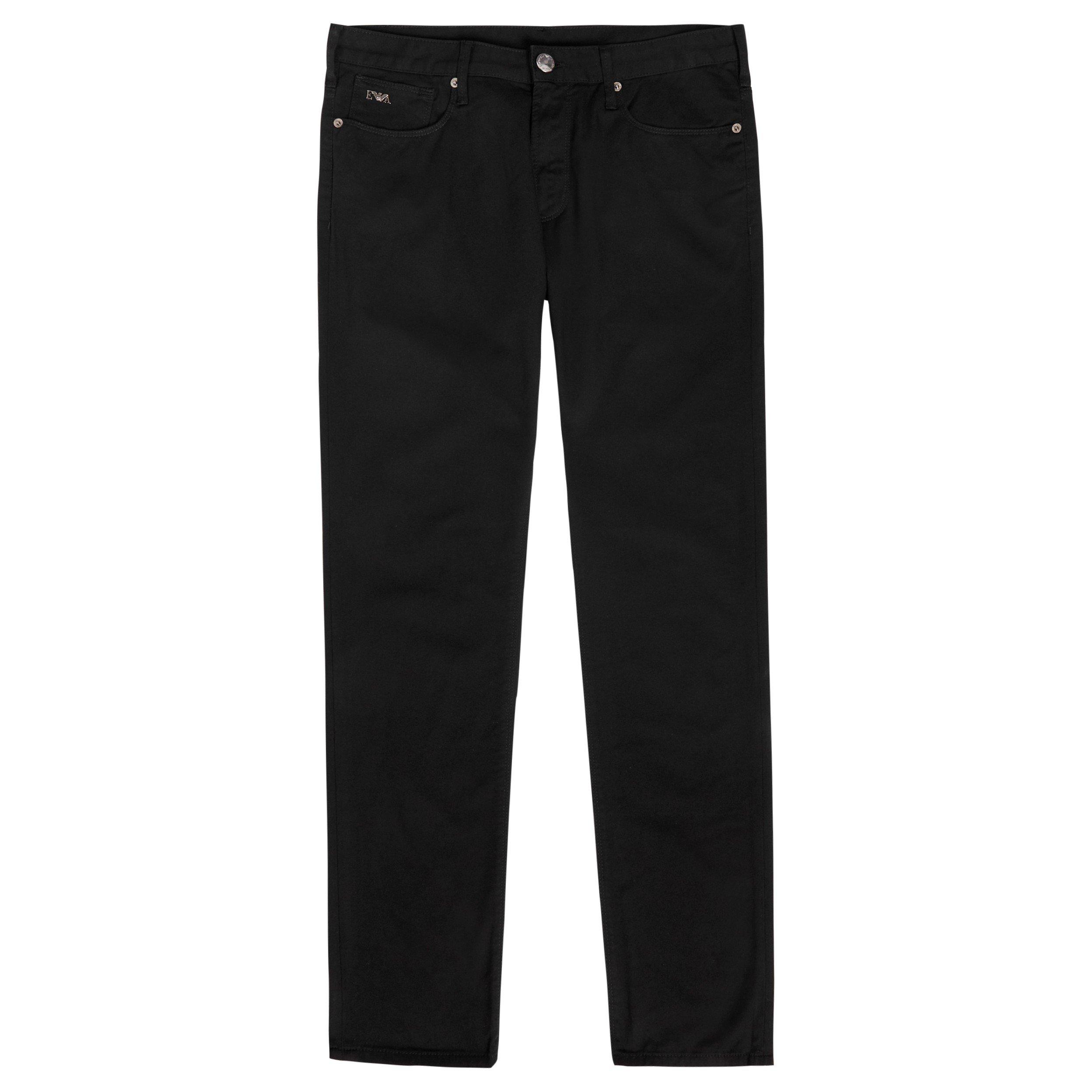 BLACK - Emporio Armani - EA STRETCH GAB 5 PKT - 1