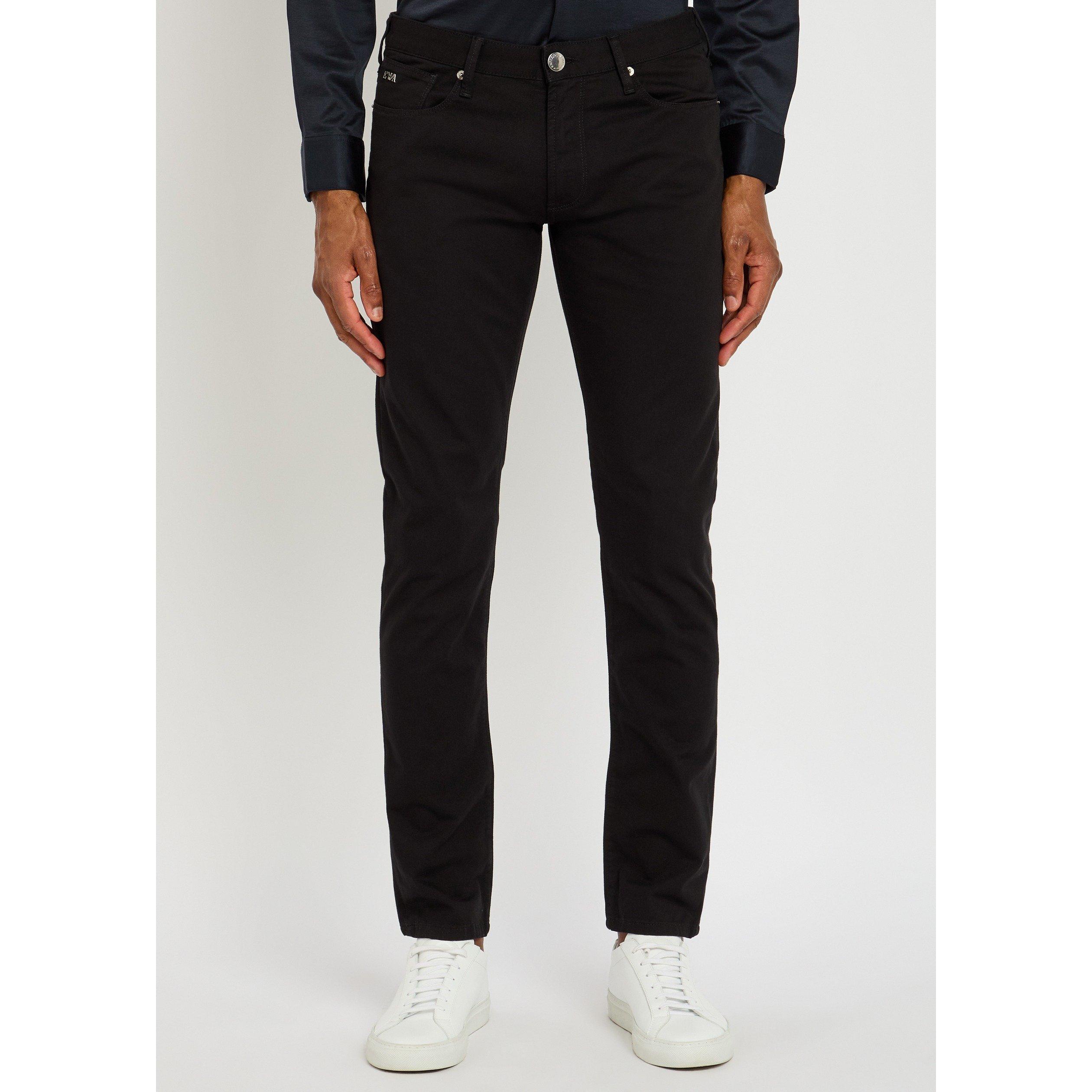 BLACK - Emporio Armani - EA STRETCH GAB 5 PKT - 2