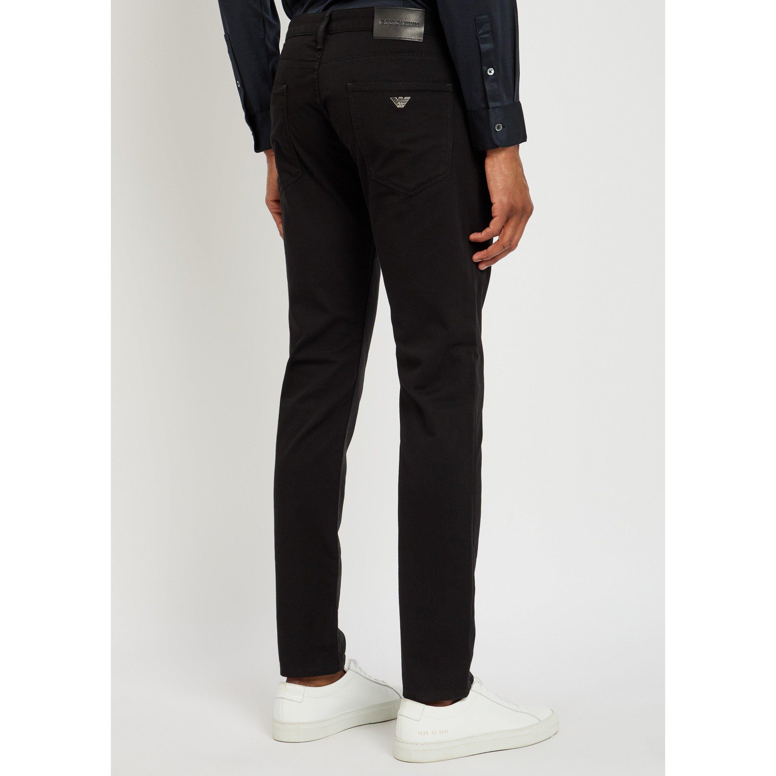 BLACK - Emporio Armani - EA STRETCH GAB 5 PKT - 3