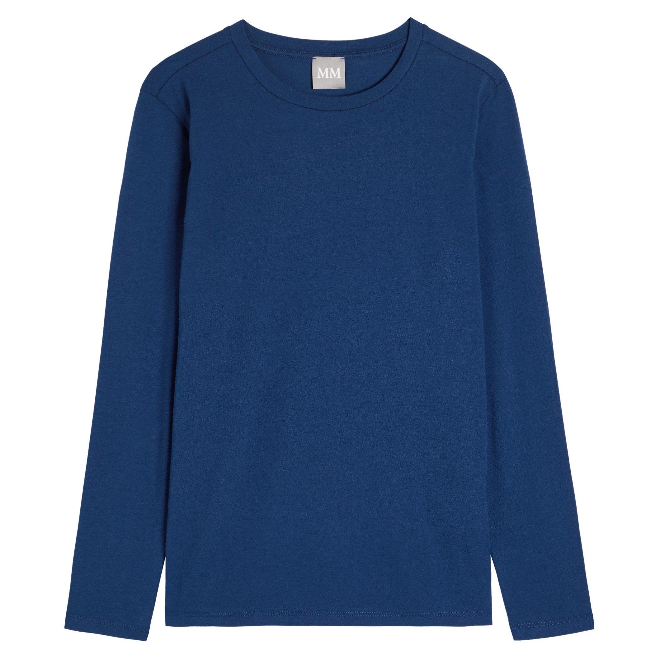 BLUE - Max Mara - T CRIS COTTON LONG SLV TOP