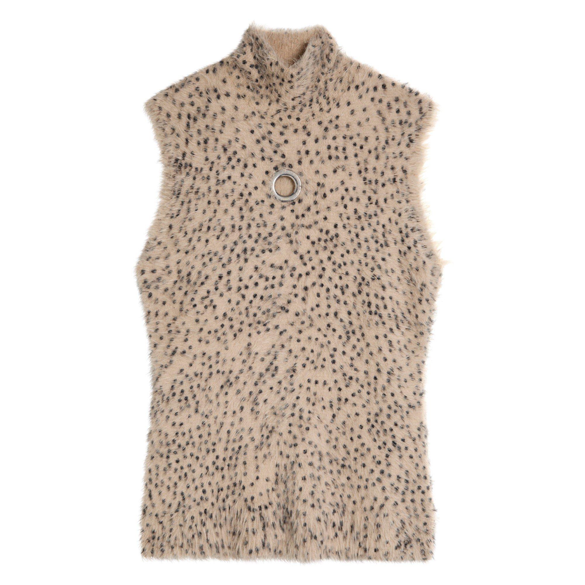 Paco Rabanne | Women's Polka Dot High-Neck Tank Top | HARVEY NICHOLS