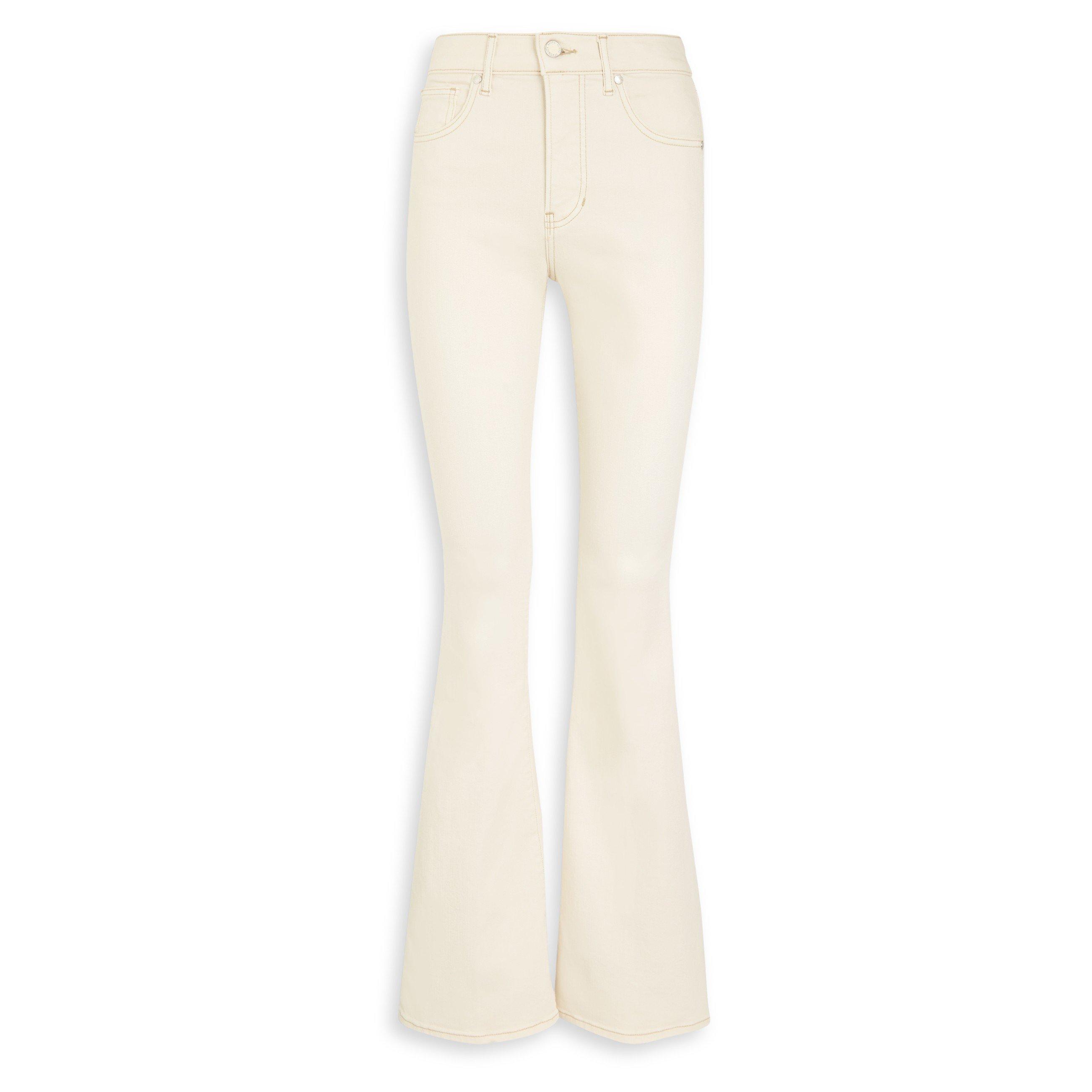 ECRU - Veronica Beard - J BEVERLY HIGH RISE SKINNY FLA