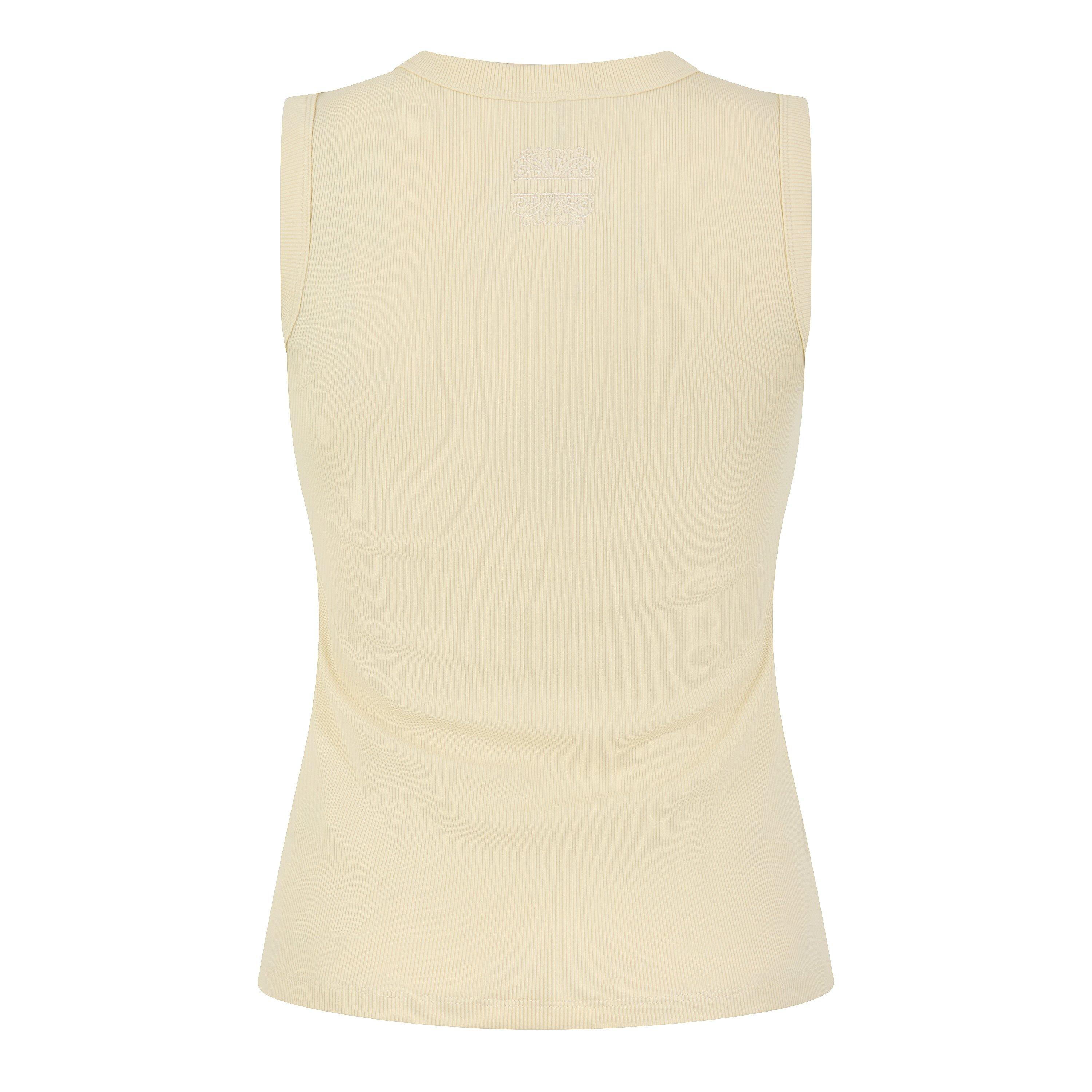 ECRU - Never Fully Dressed - T STUDDED BUTTON TANK - 2
