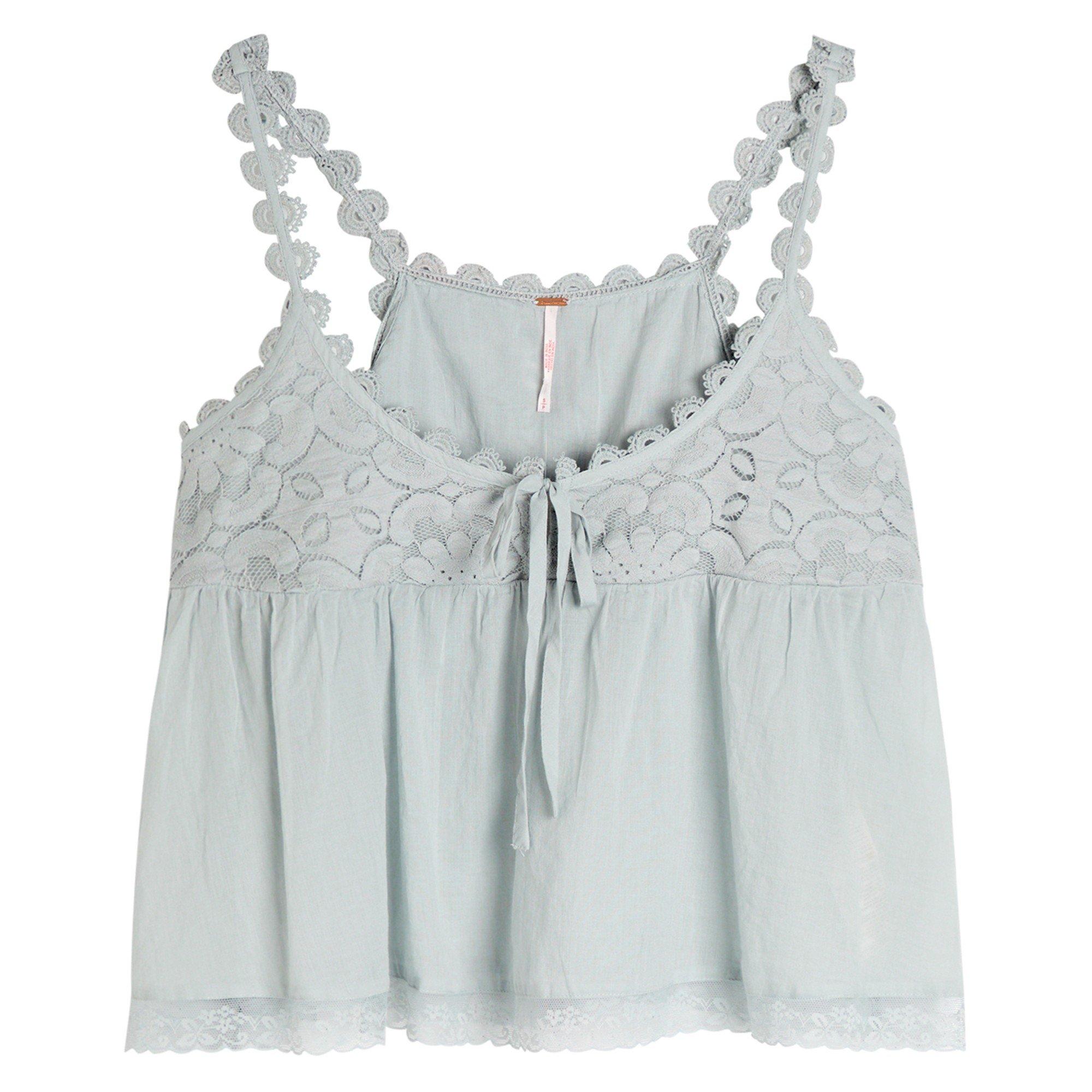 GREY - Free People - T STEVIE LACE TANK