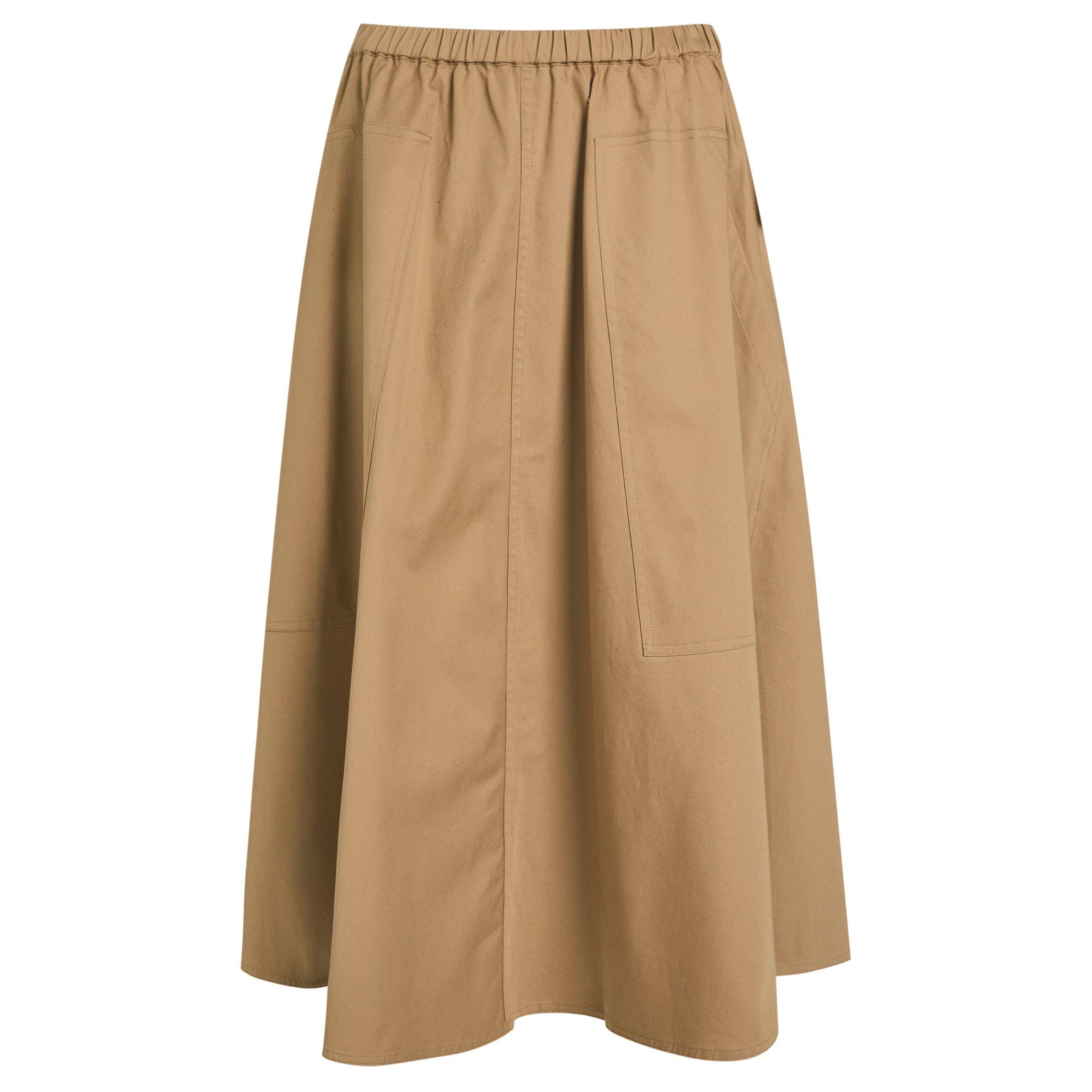 BEIGE - Vince - LS POCKET FULL SKIRT