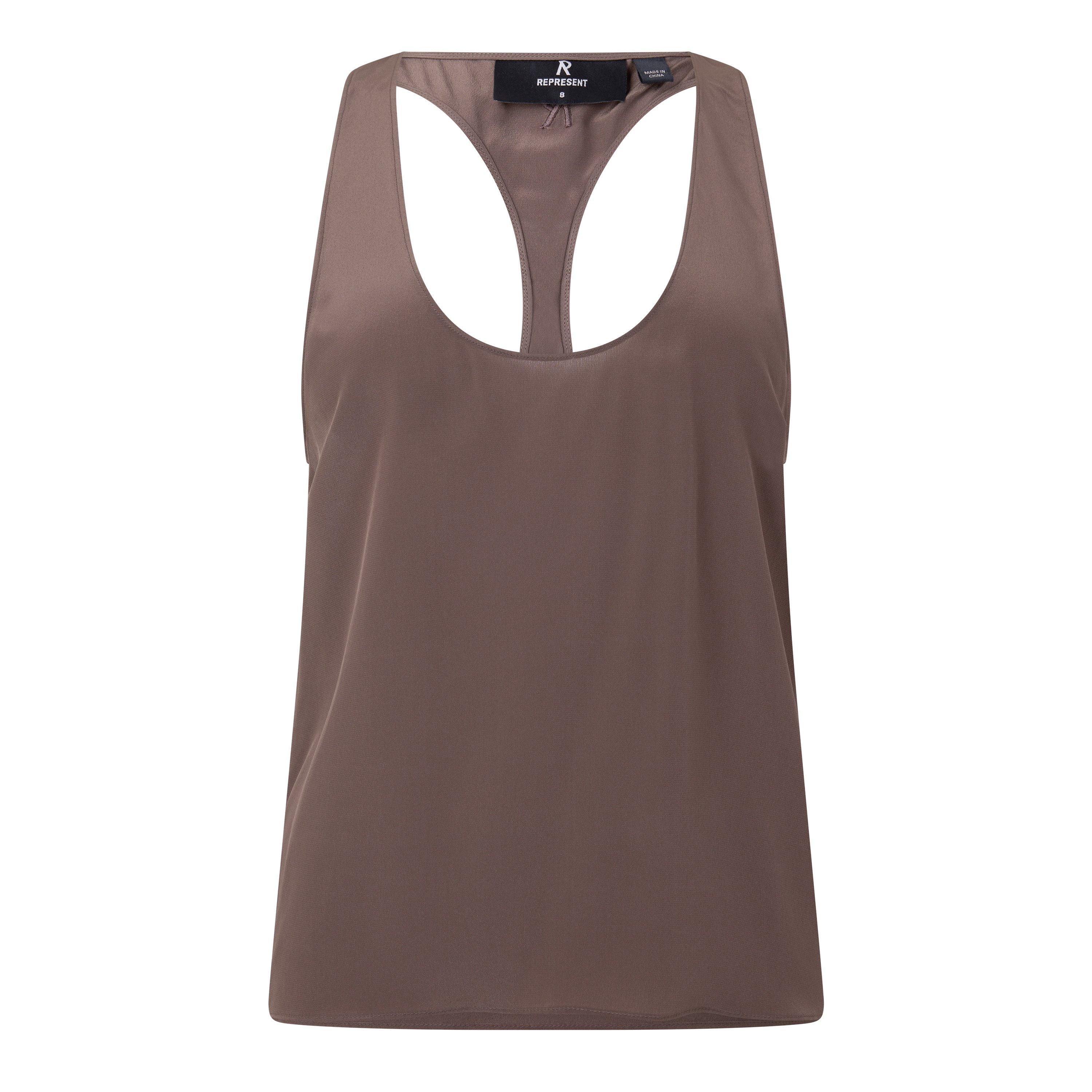BROWN - Represent - T MIRAGE SILK VEST - 1