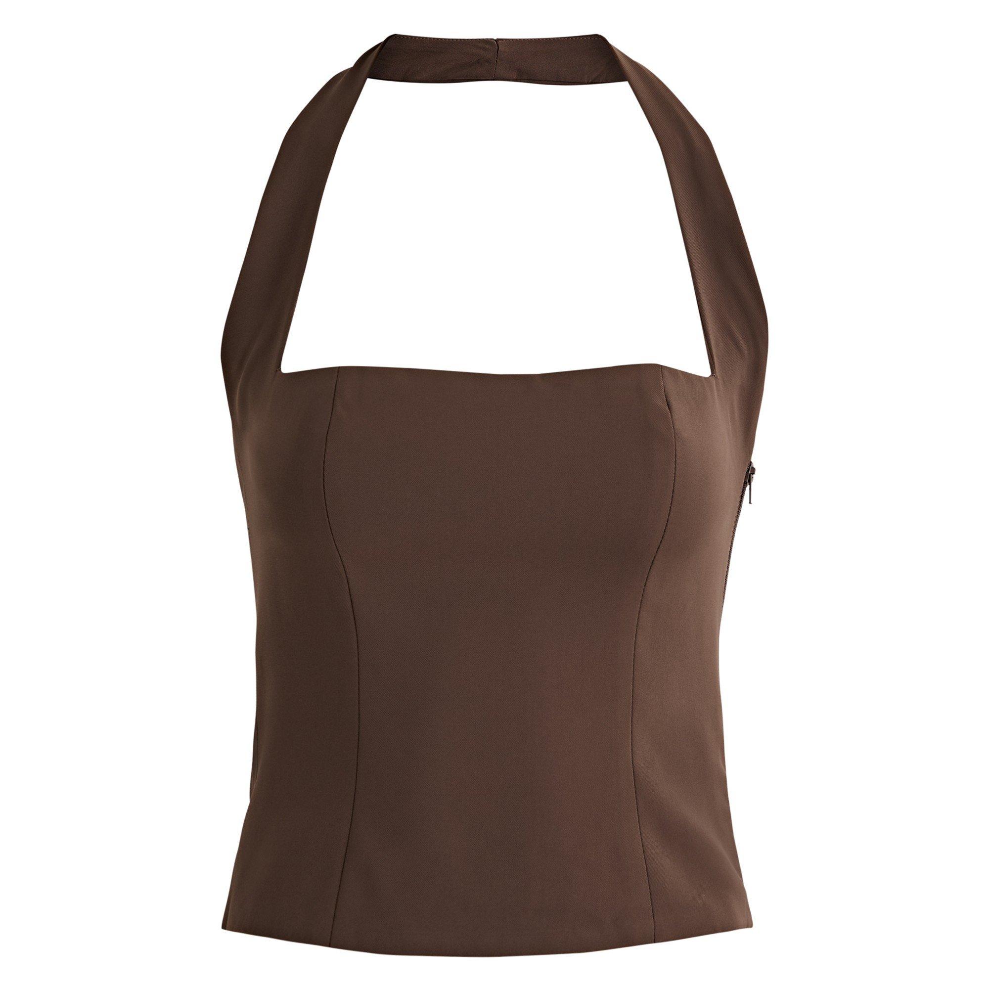 CHOCOLATE - Odd Muse - T Muse Halter Top