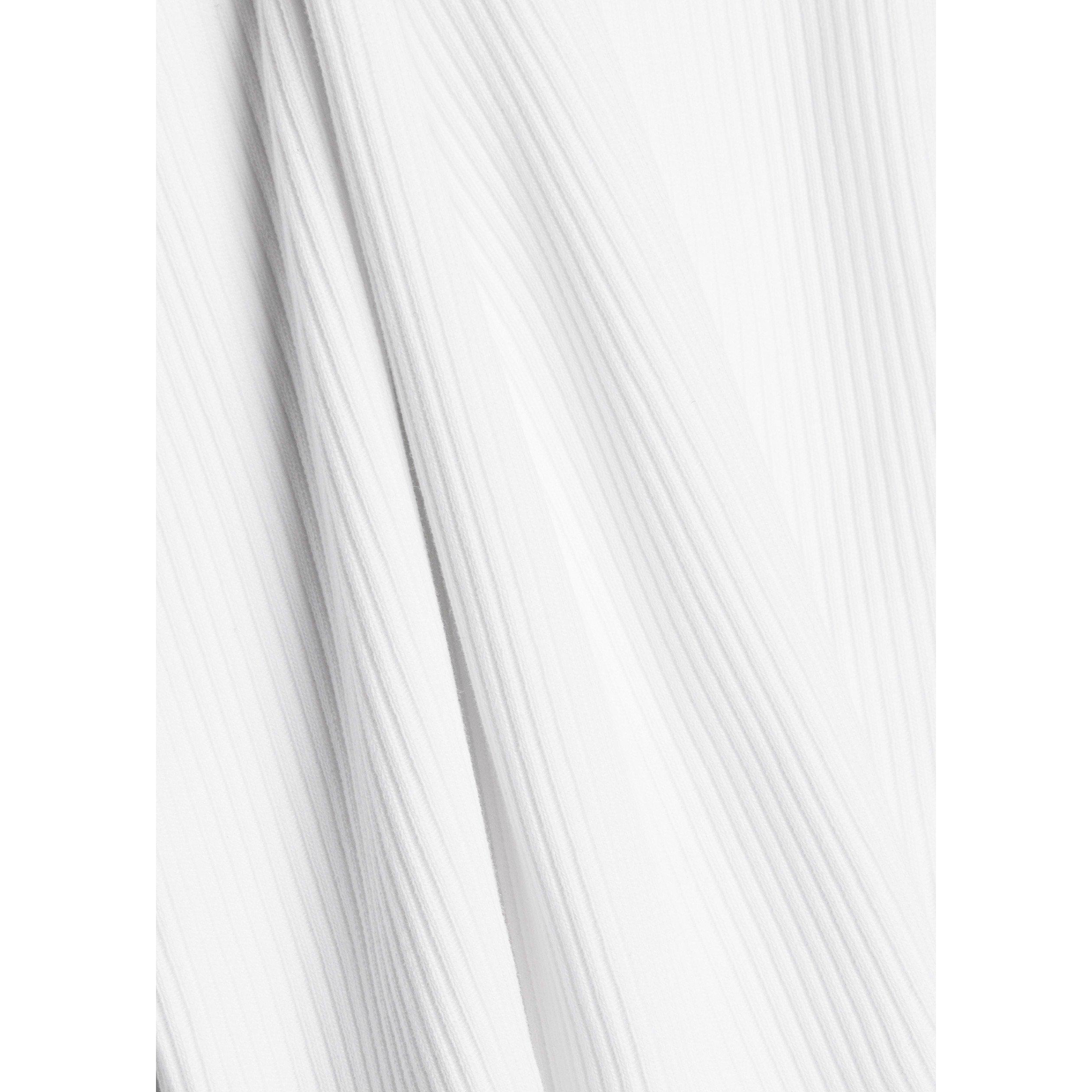 WHITE - Agolde - Women's Poppy Cotton Slim-Fit Tank Top - 4