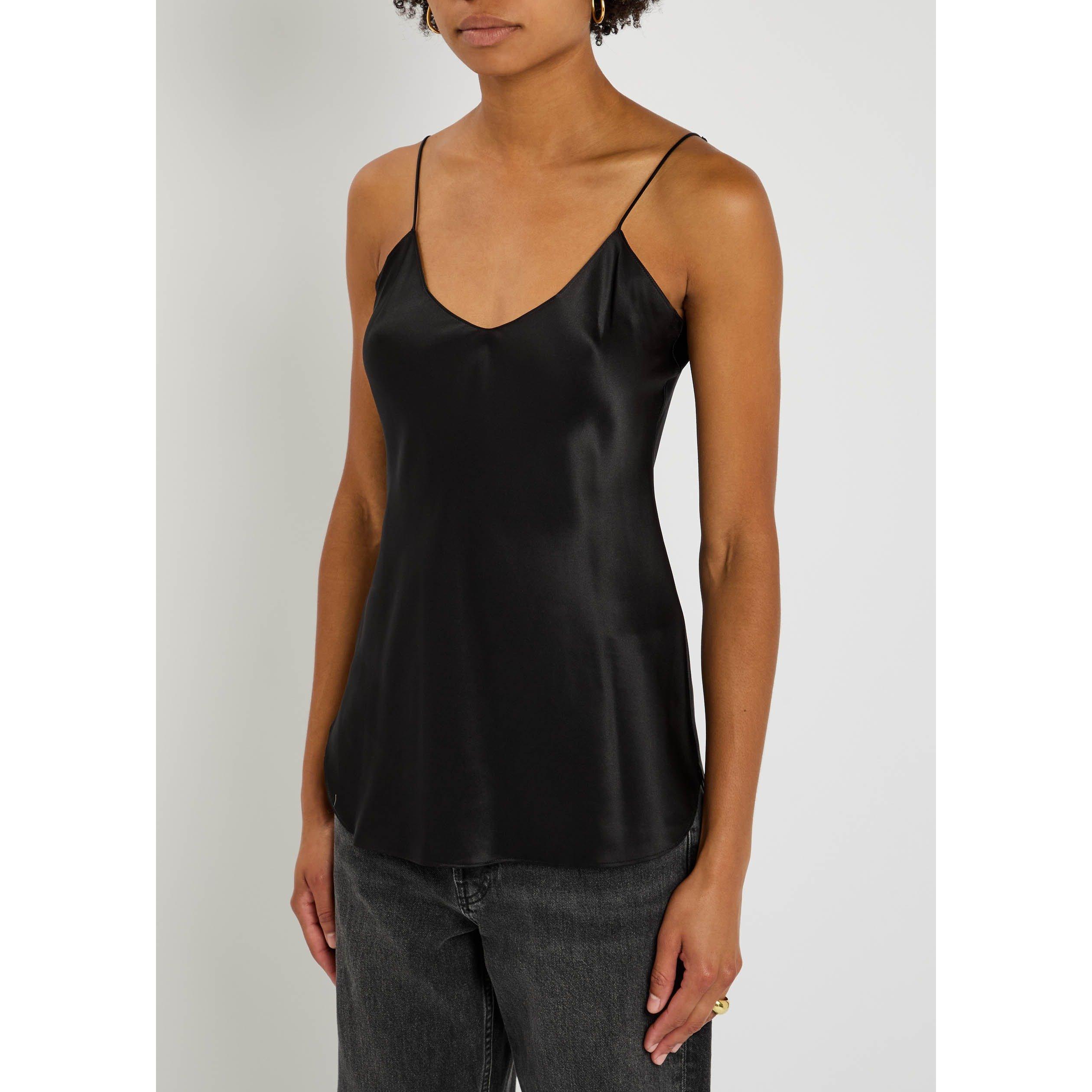 BLACK - Nili Lotan - ISABELLA CAMI TOP - 2