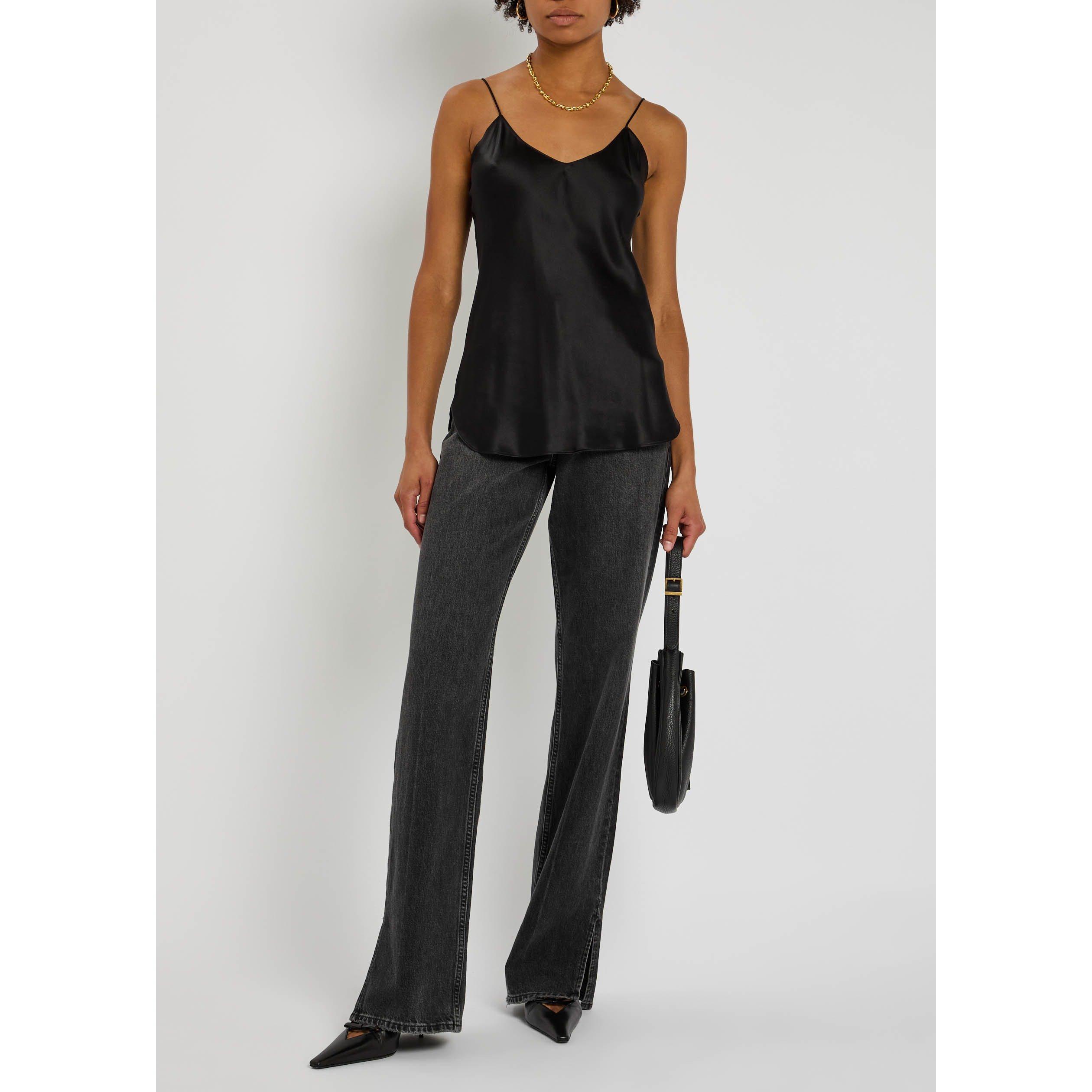 BLACK - Nili Lotan - ISABELLA CAMI TOP - 5