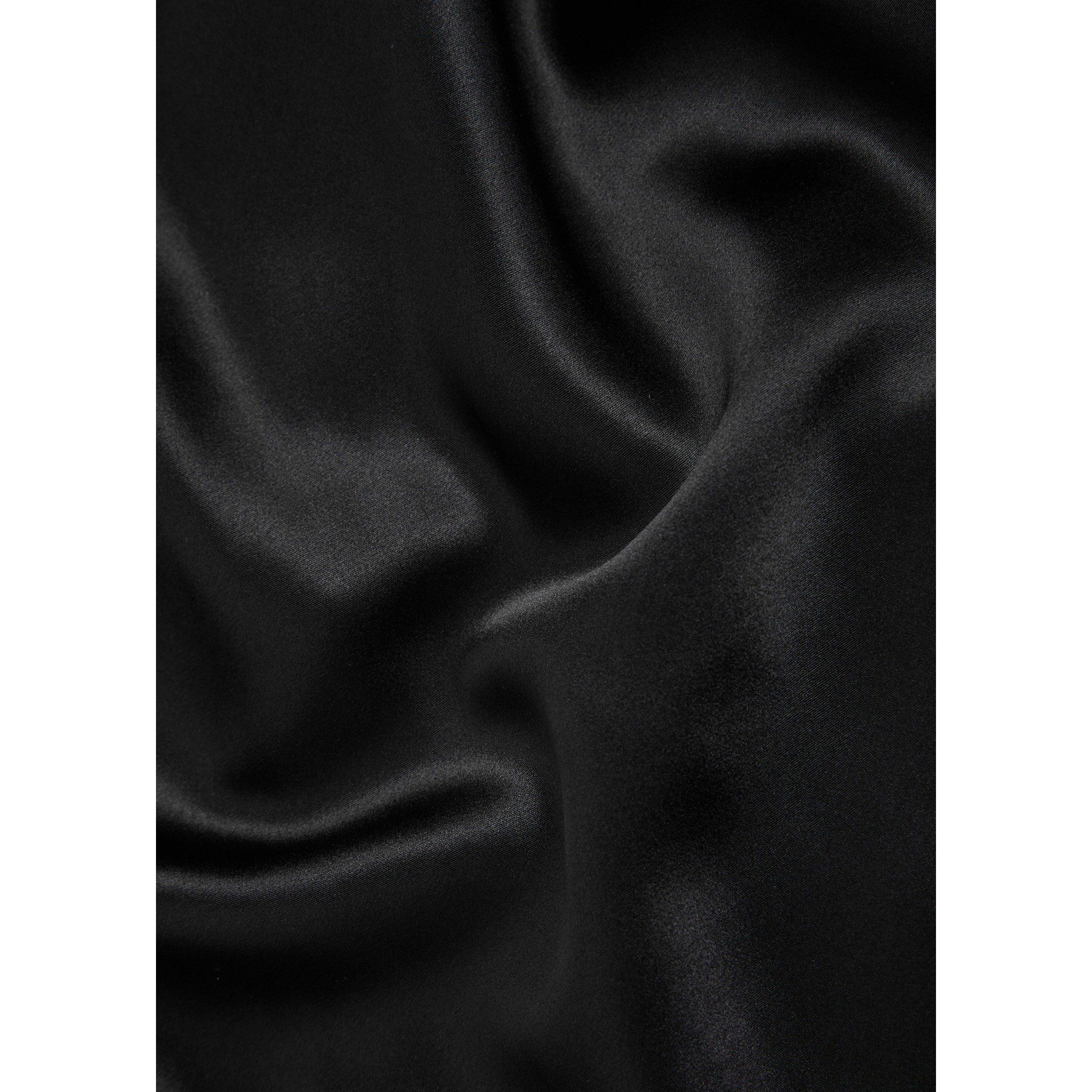 BLACK - Joseph - T CLEA BLOUSE TOP SILK SATIN - 4