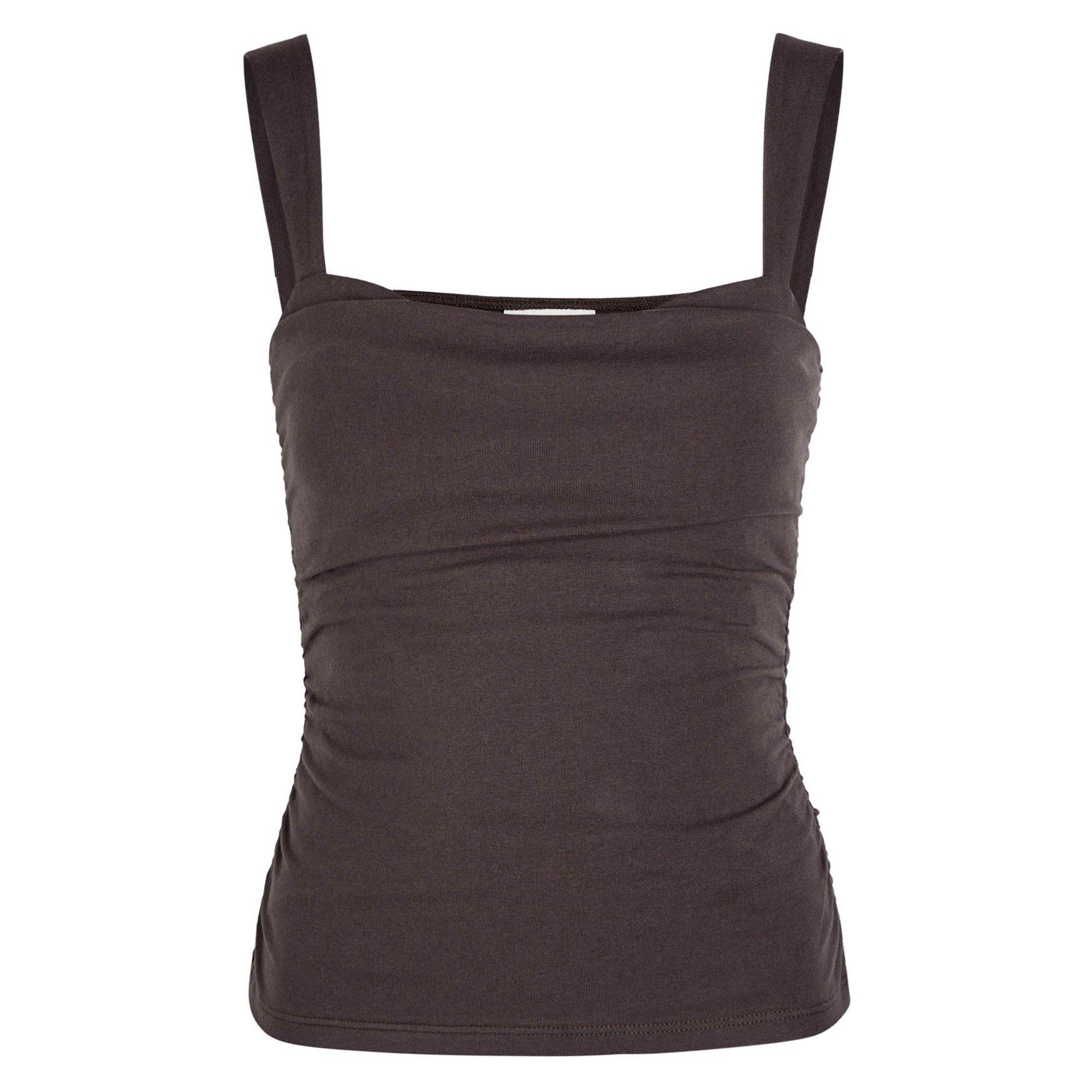 BROWN - Reformation - T Trish Knit Top