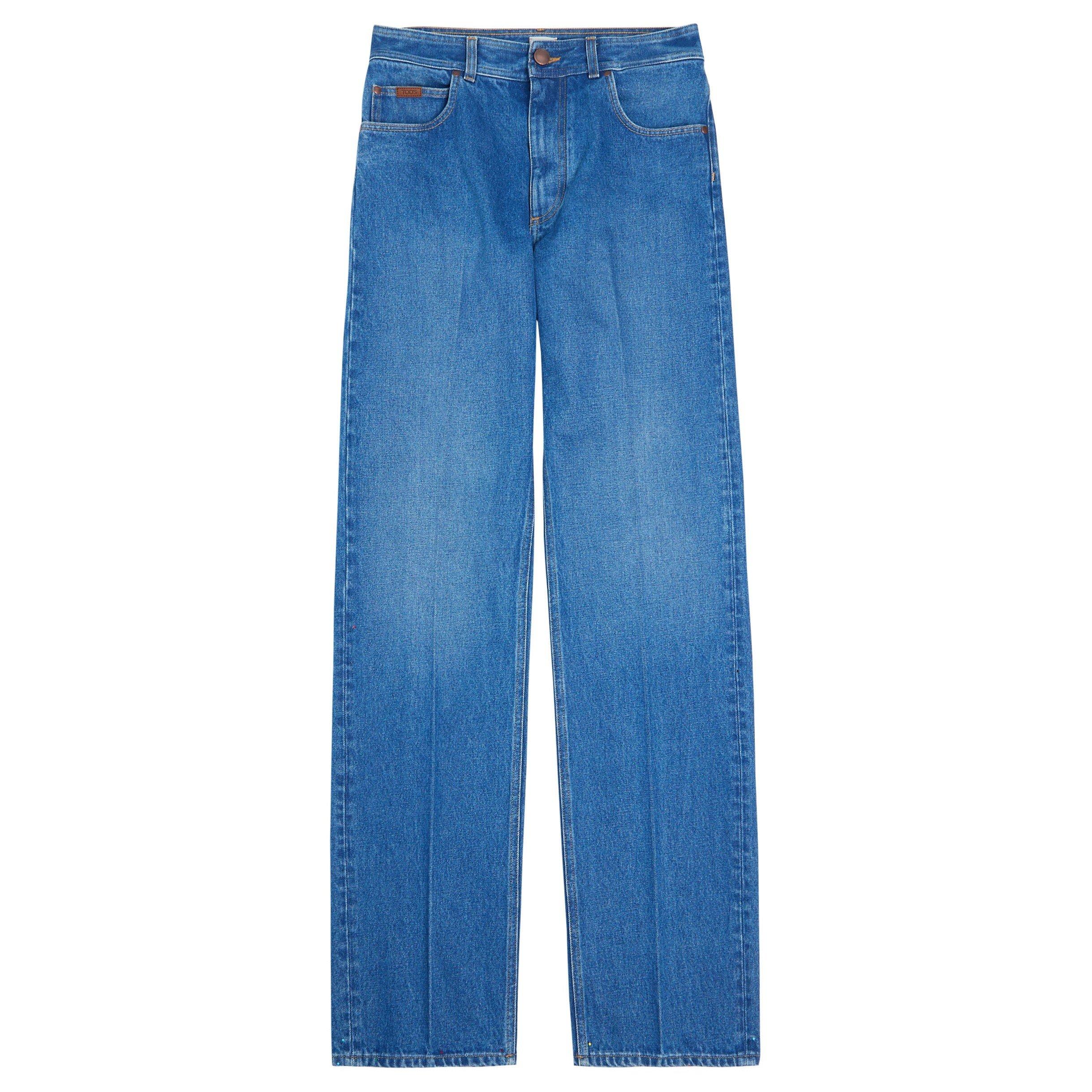 BLUE - Tods - TODS FIVE POCKET PANTS - RELAX